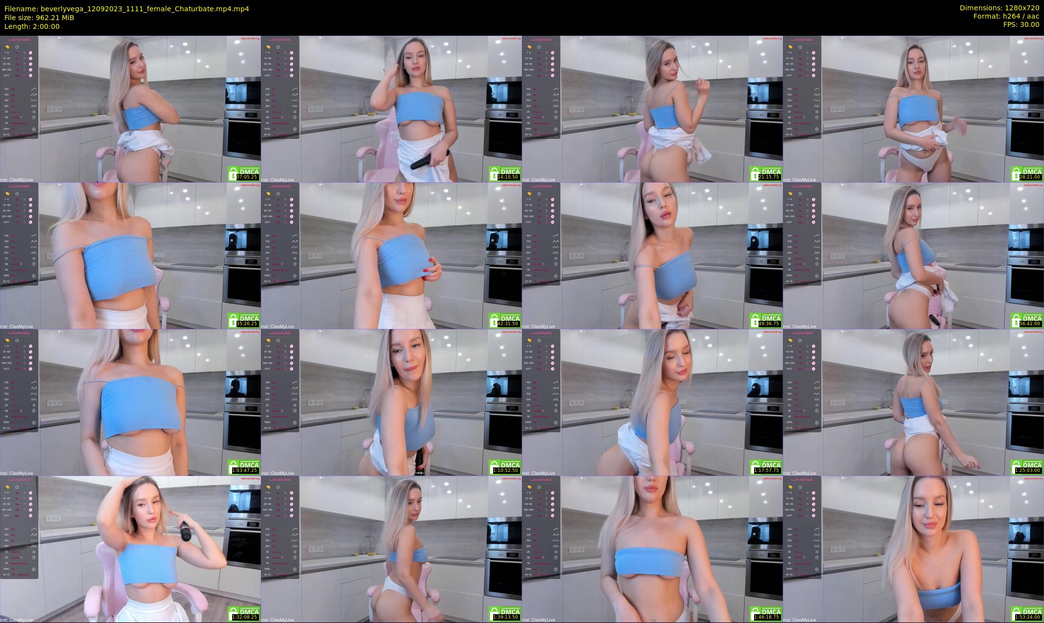 beverlyvega — 120 minute Chaturbate couple cam show recording, 720p, Sep 12, 2023