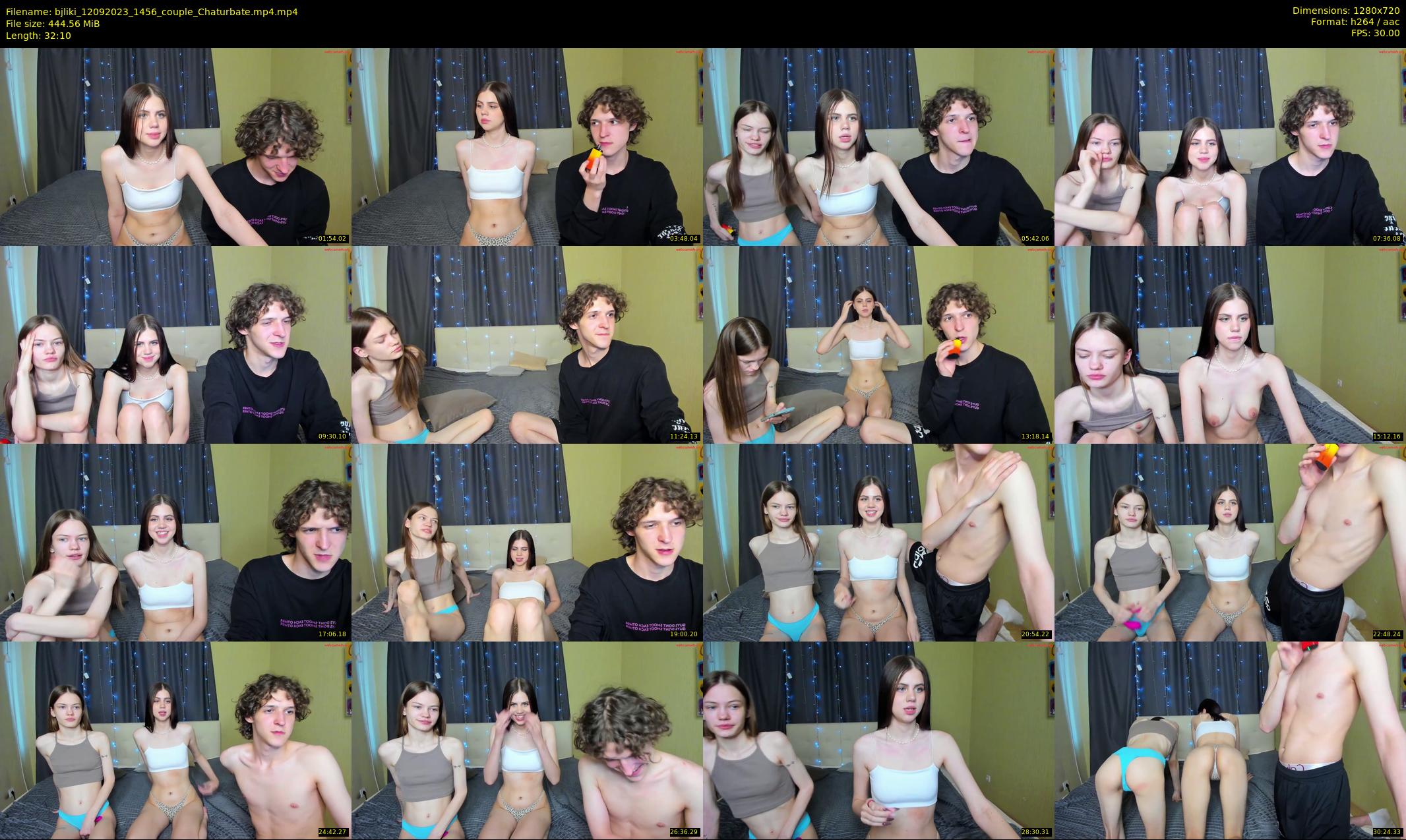 bjliki — 33 minute Chaturbate couple cam show recording, 720p, Sep 12, 2023