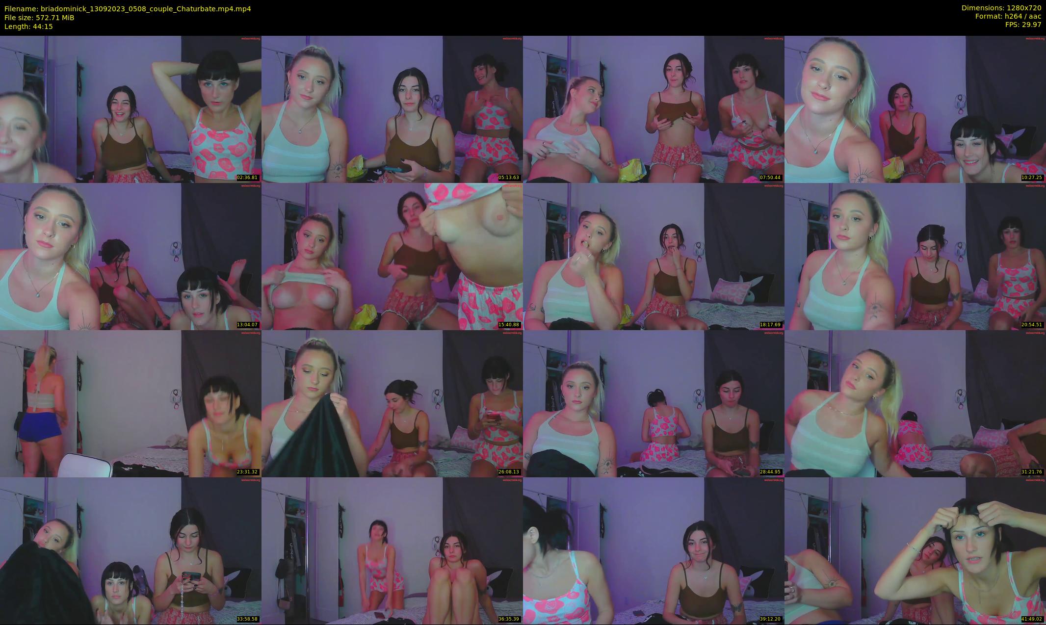 briadominick — 45 minute Chaturbate couple cam show recording, 720p, Sep 13, 2023