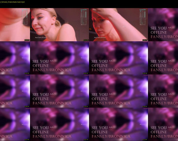 bronnica — 6 minute Chaturbate female cam show recording, 720p, Sep 12, 2023