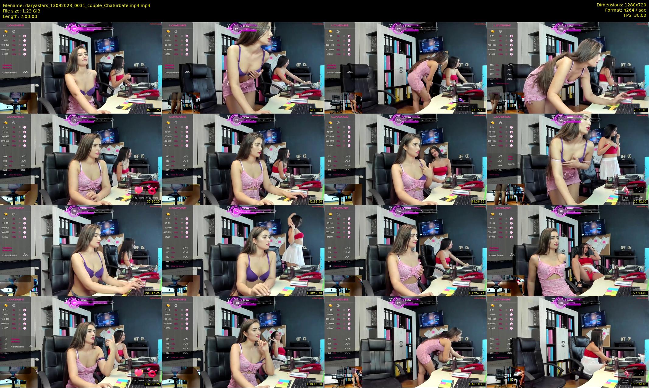daryastars — 120 minute Chaturbate couple cam show recording, 720p, Sep 13, 2023