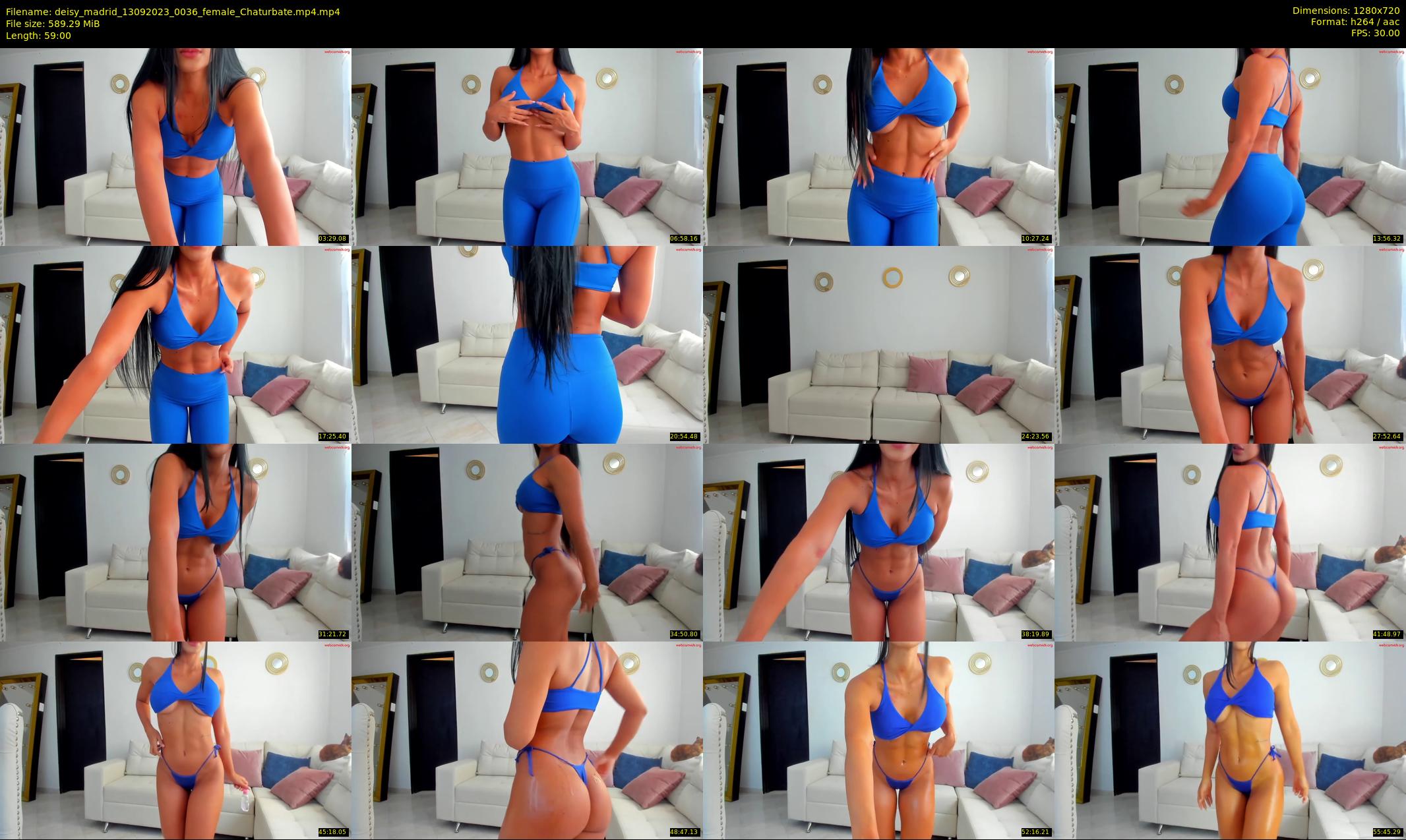 deisy_madrid — 59 minute Chaturbate female cam show recording, 720p, Sep 13, 2023