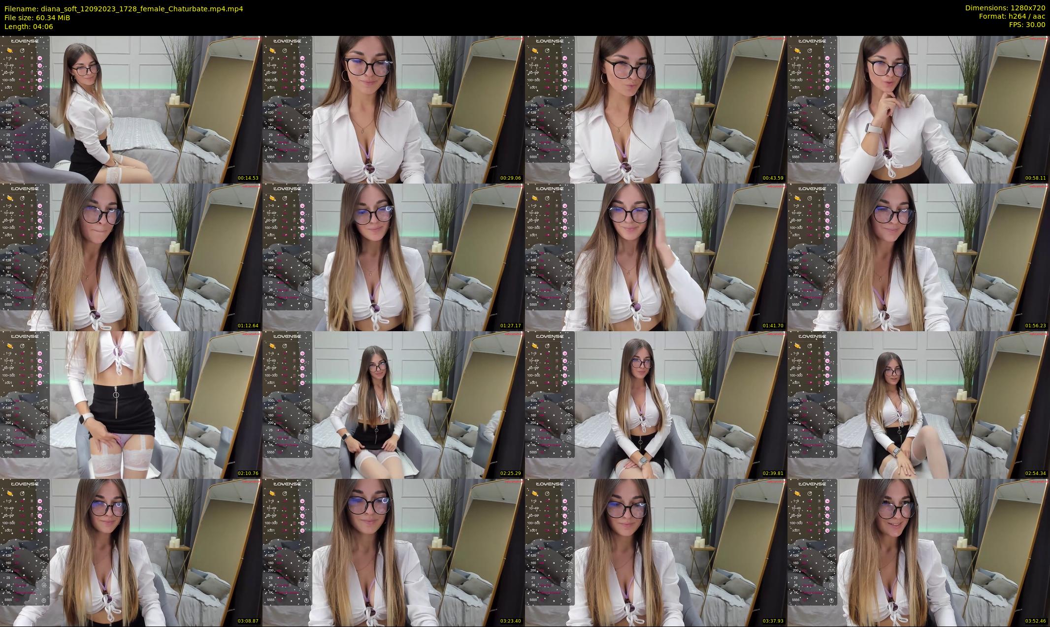 diana_soft — 5 minute Chaturbate female cam show recording, 720p, Sep 12, 2023