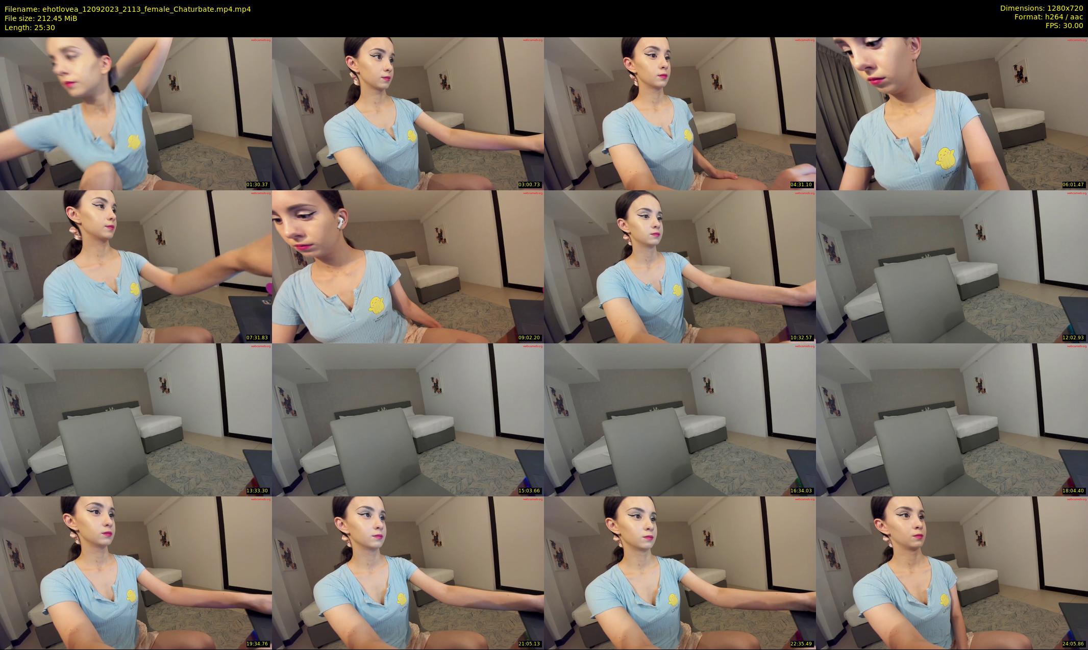 ehotlovea — 26 minute Chaturbate female cam show recording, 720p, Sep 12, 2023