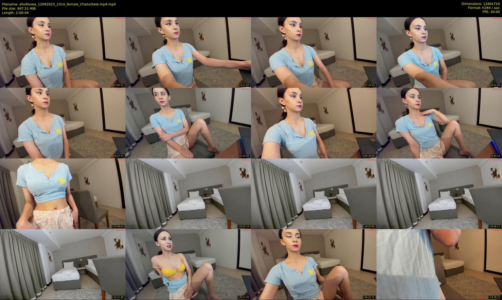 ehotlovea — 121 minute Chaturbate female cam show recording, 720p, Sep 12, 2023