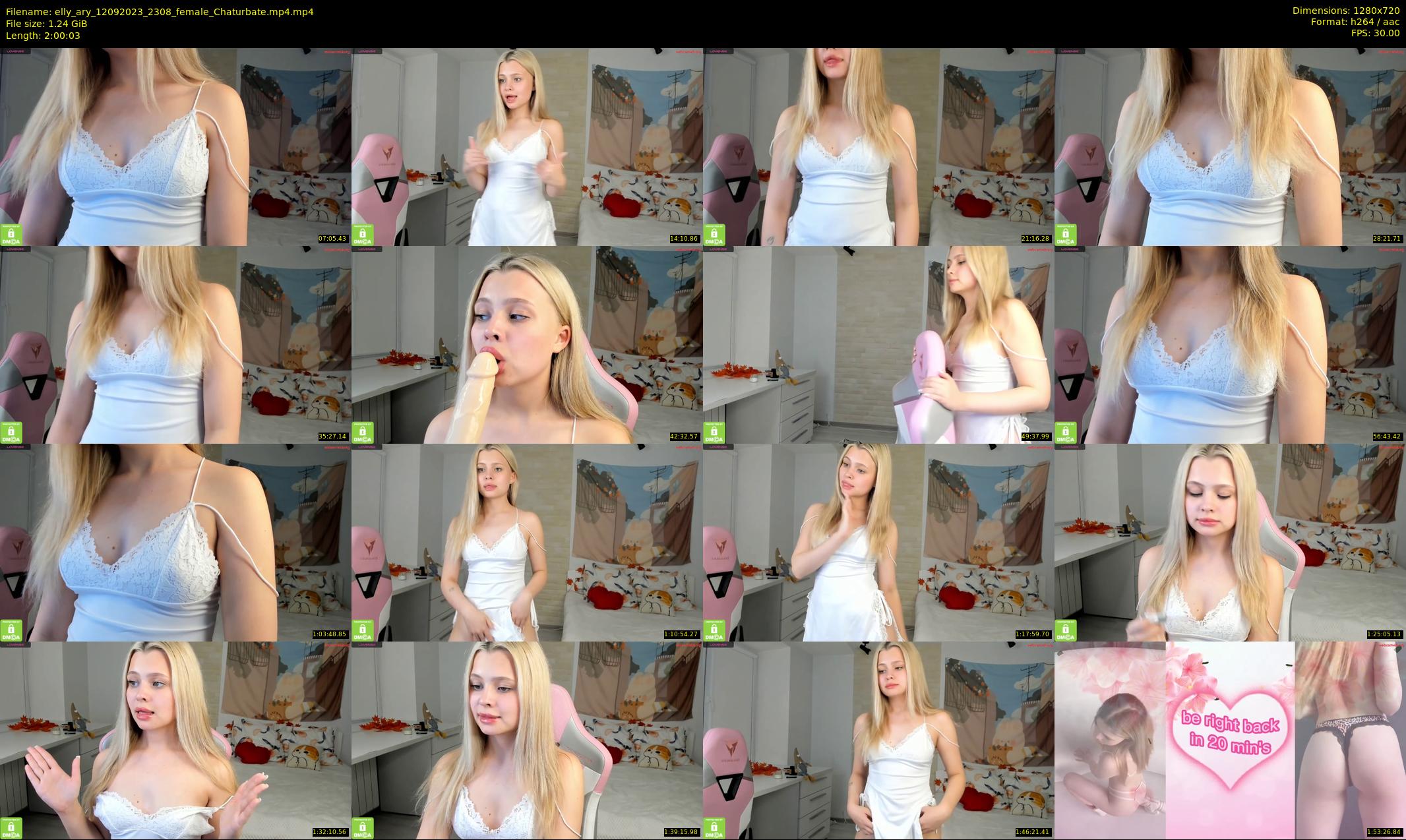 elly_ary — 121 minute Chaturbate female cam show recording, 720p, Sep 12, 2023