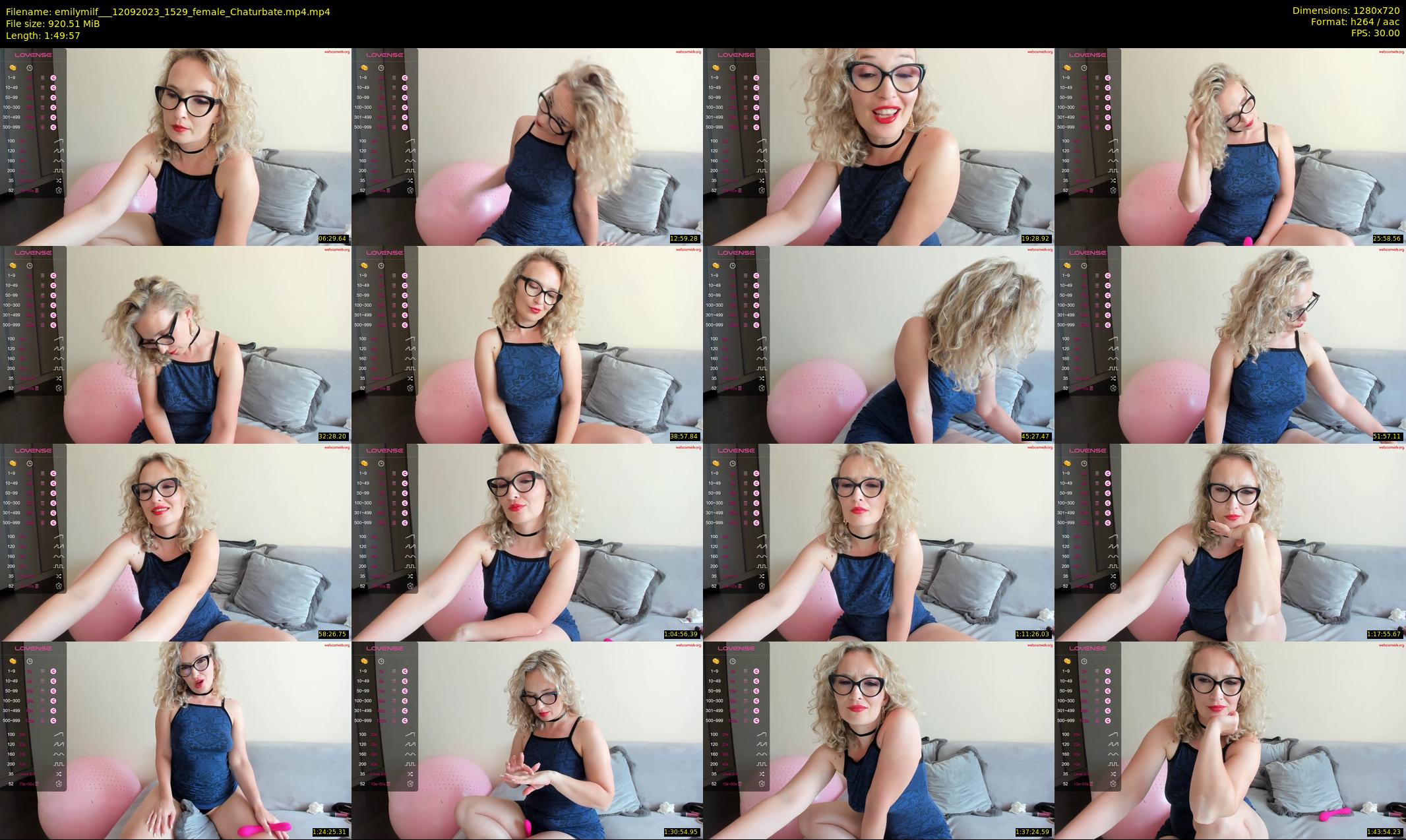 emilymilf__ — 110 minute Chaturbate female cam show recording, 720p, Sep 12, 2023