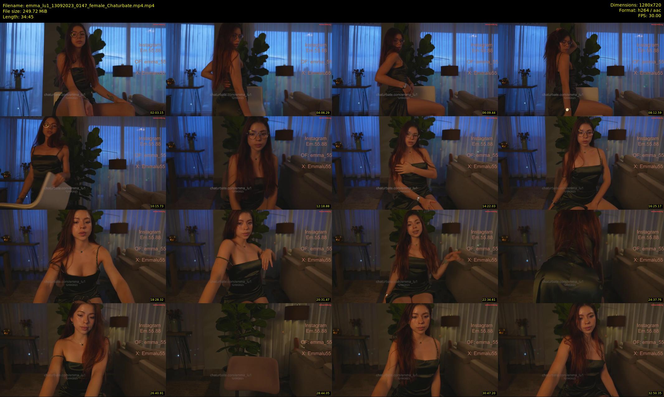emma_lu1 — 35 minute Chaturbate female cam show recording, 720p, Sep 13, 2023