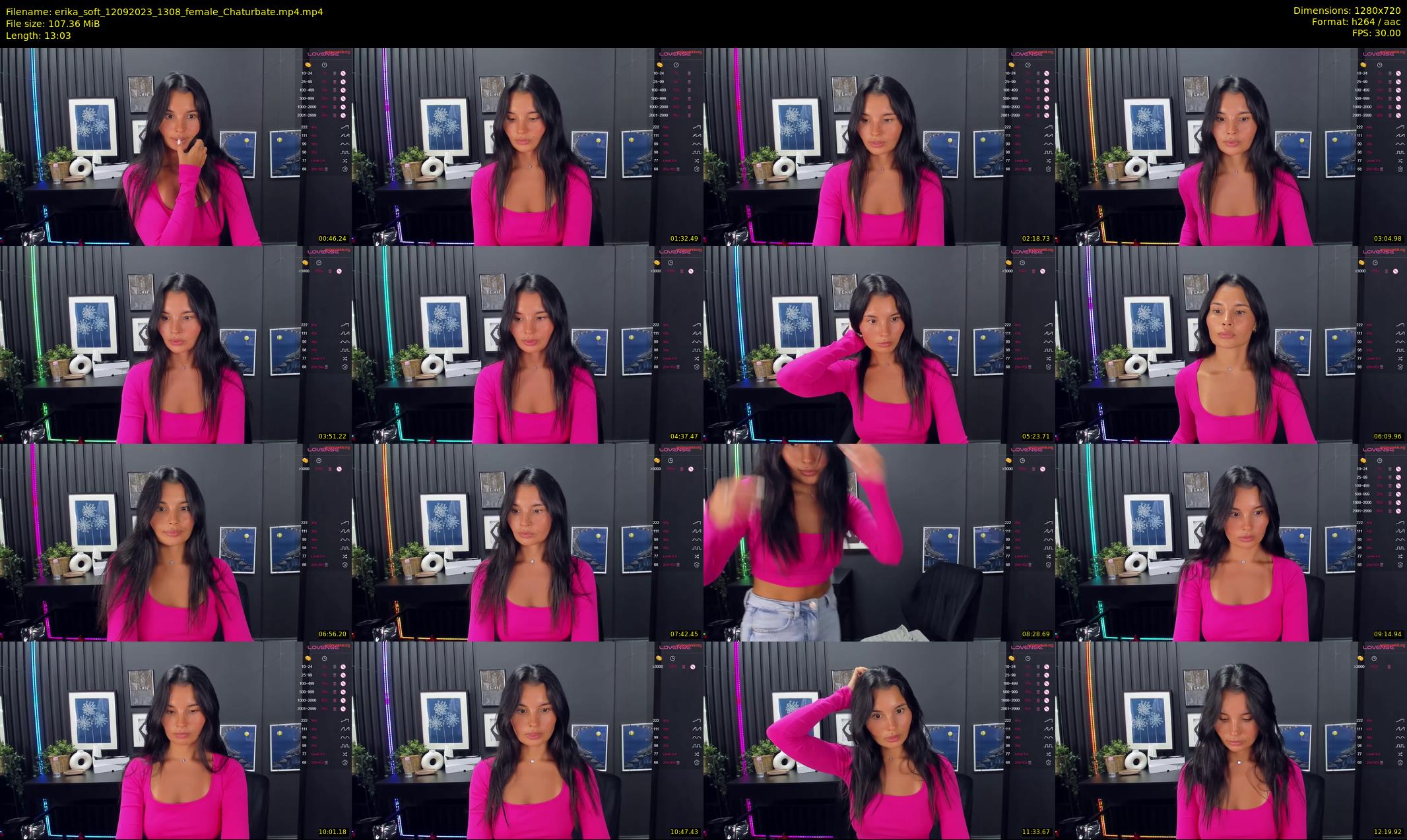 erika_soft — 14 minute Chaturbate female cam show recording, 720p, Sep 12, 2023