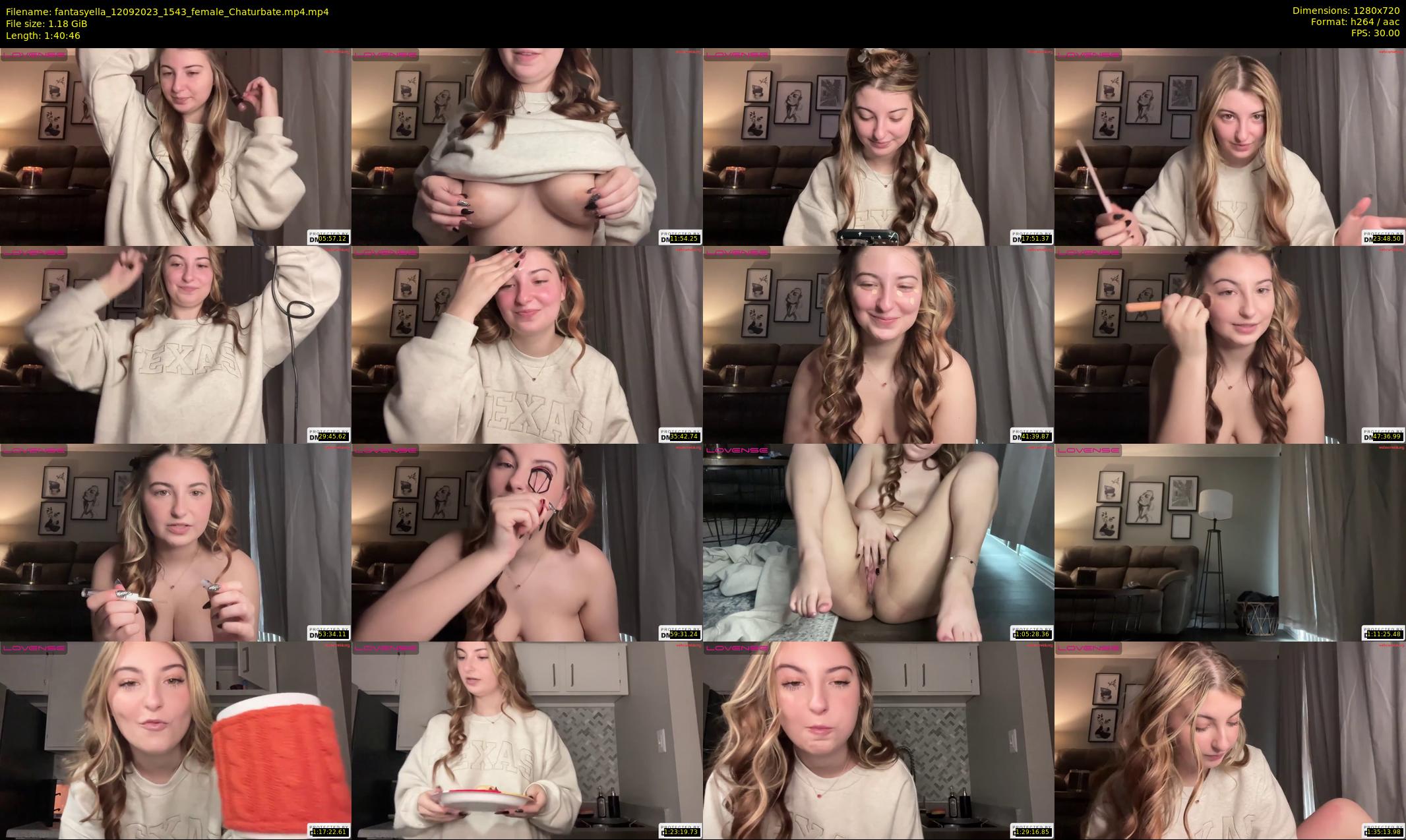 fantasyella — 101 minute Chaturbate female cam show recording, 720p, Sep 12, 2023