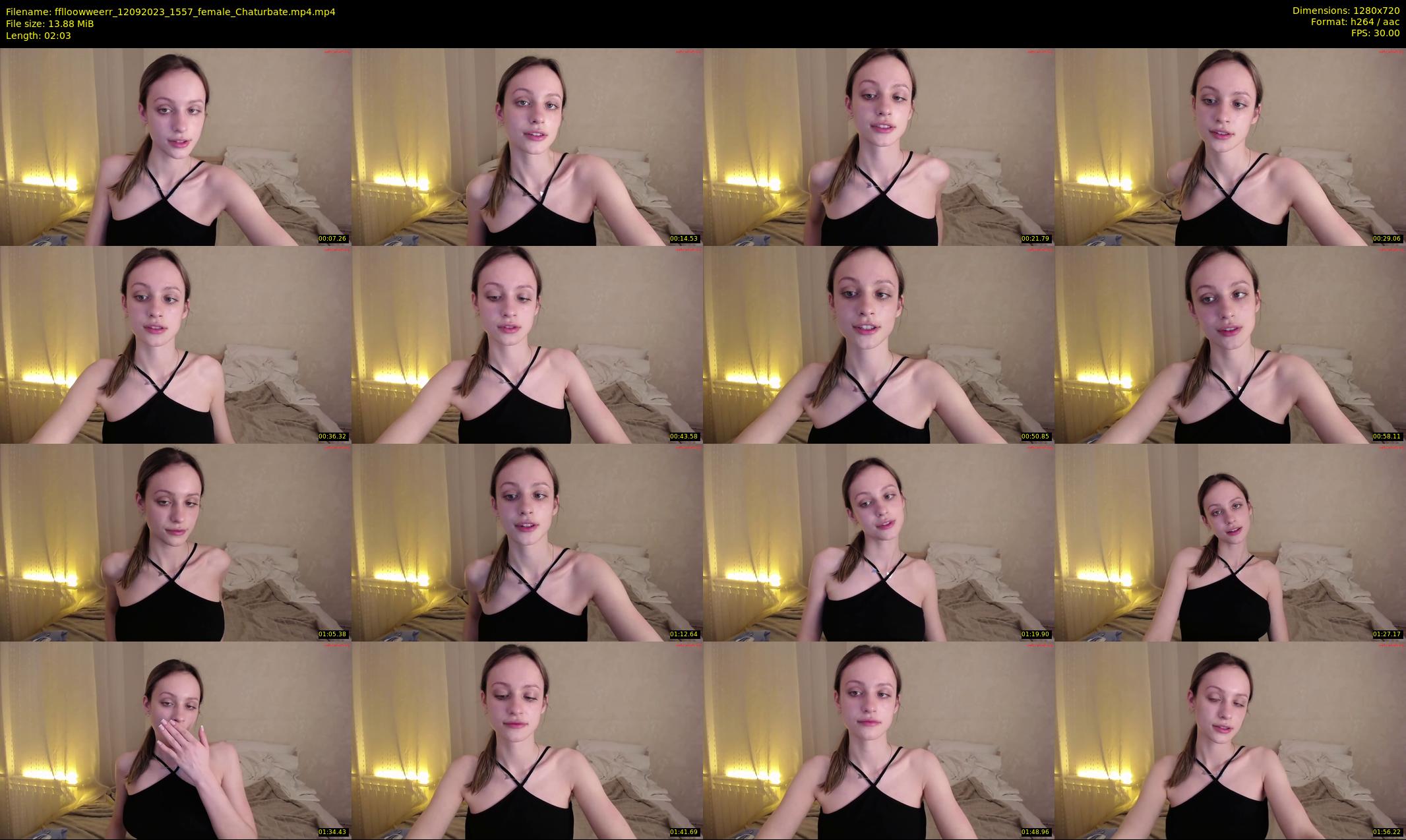 fflloowweerr — 3 minute Chaturbate couple cam show recording, 720p, Sep 12, 2023