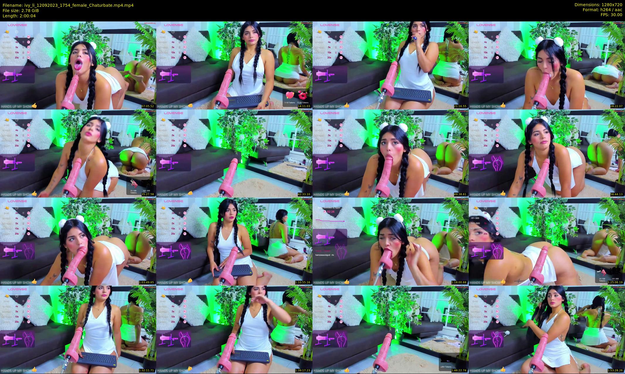 ivy_li — 121 minute Chaturbate female cam show recording, 720p, Sep 12, 2023