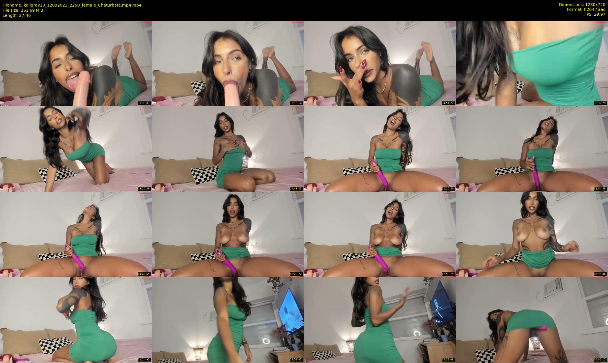 kaligray10 — 28 minute Chaturbate female cam show recording, 720p, Sep 12, 2023