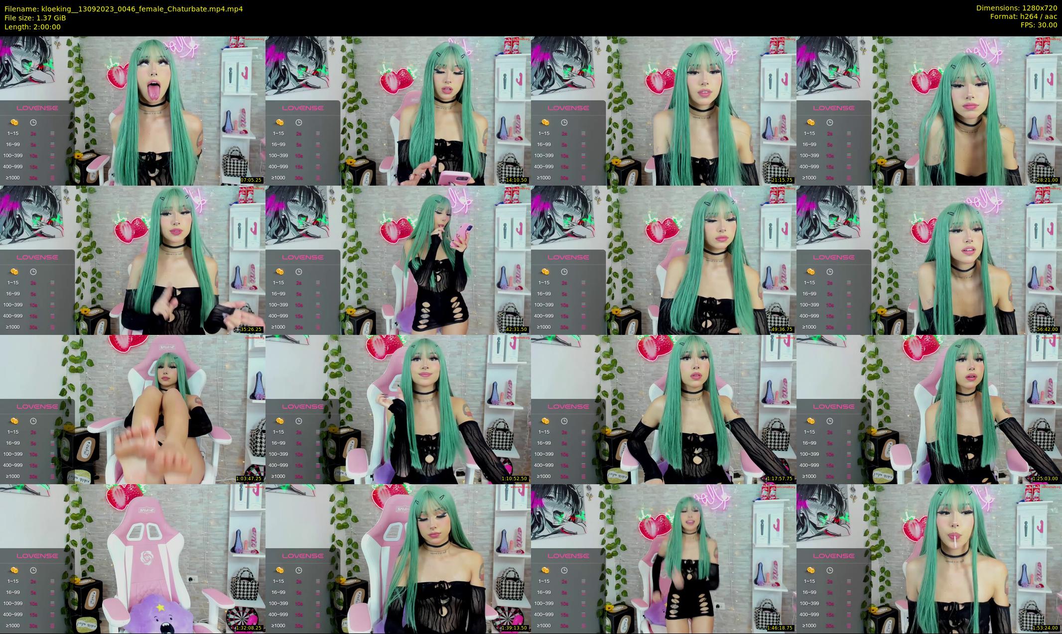 kloeking_ — 120 minute Chaturbate female cam show recording, 720p, Sep 13, 2023