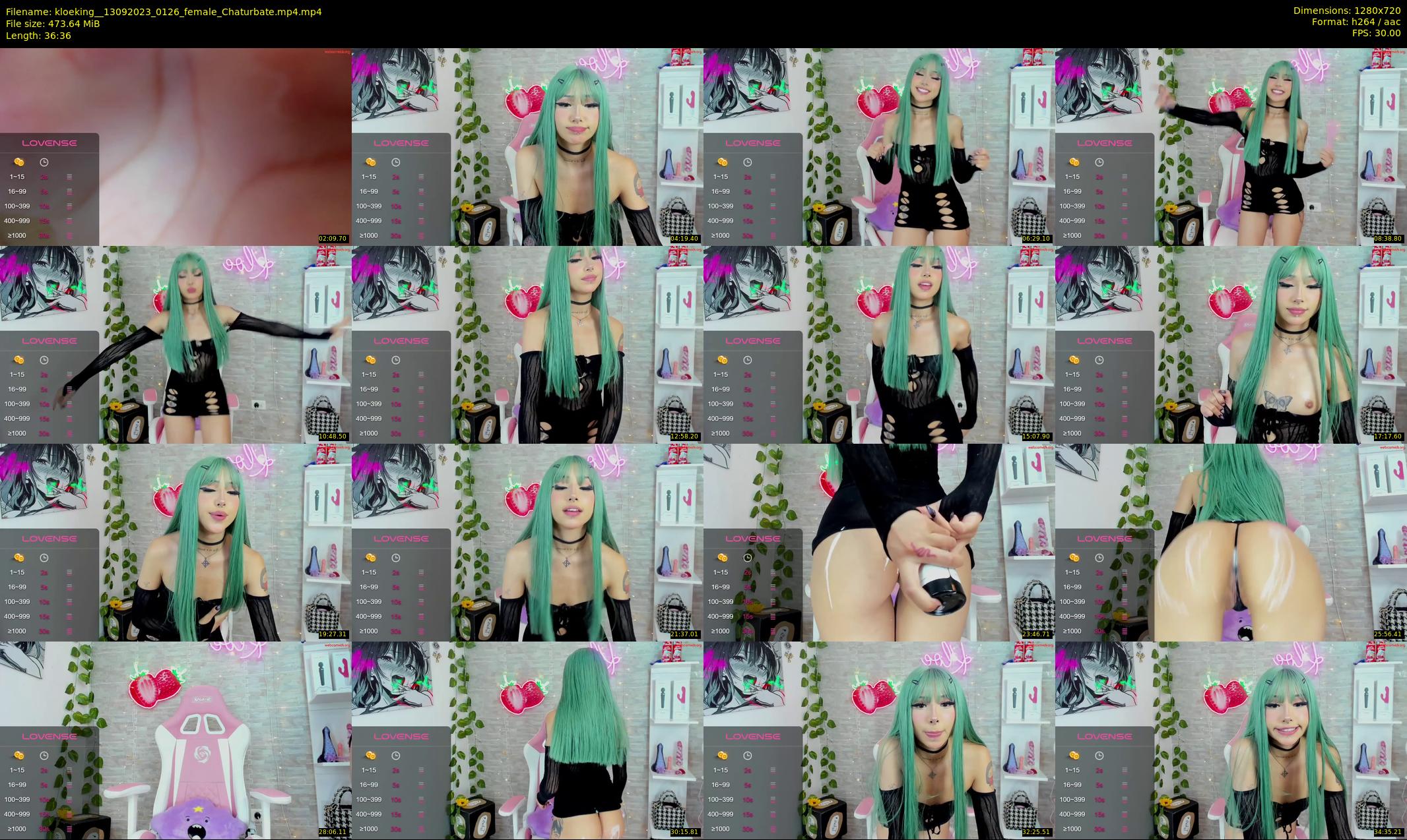 kloeking_ — 37 minute Chaturbate female cam show recording, 720p, Sep 13, 2023