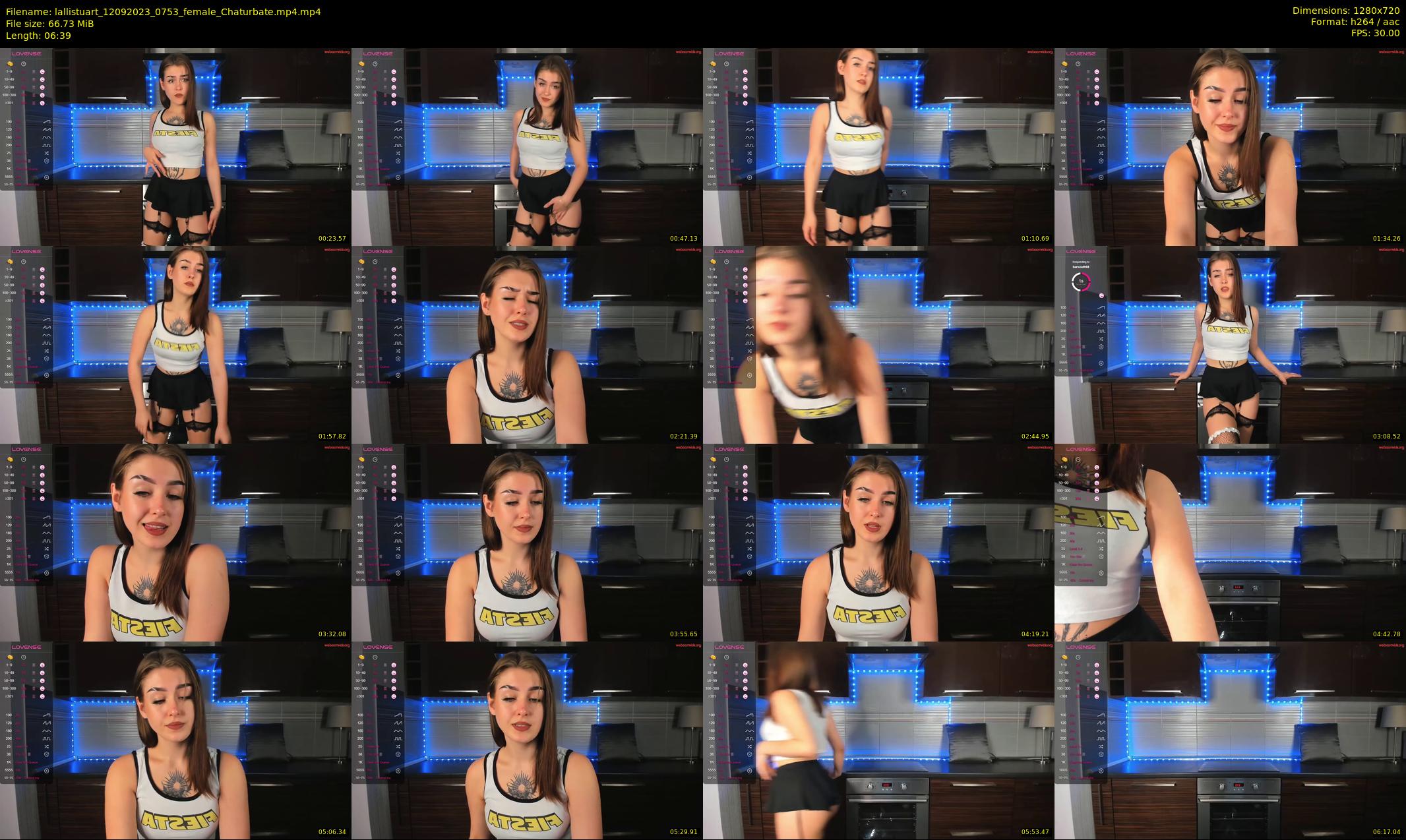 lallistuart — 7 minute Chaturbate female cam show recording, 720p, Sep 12, 2023
