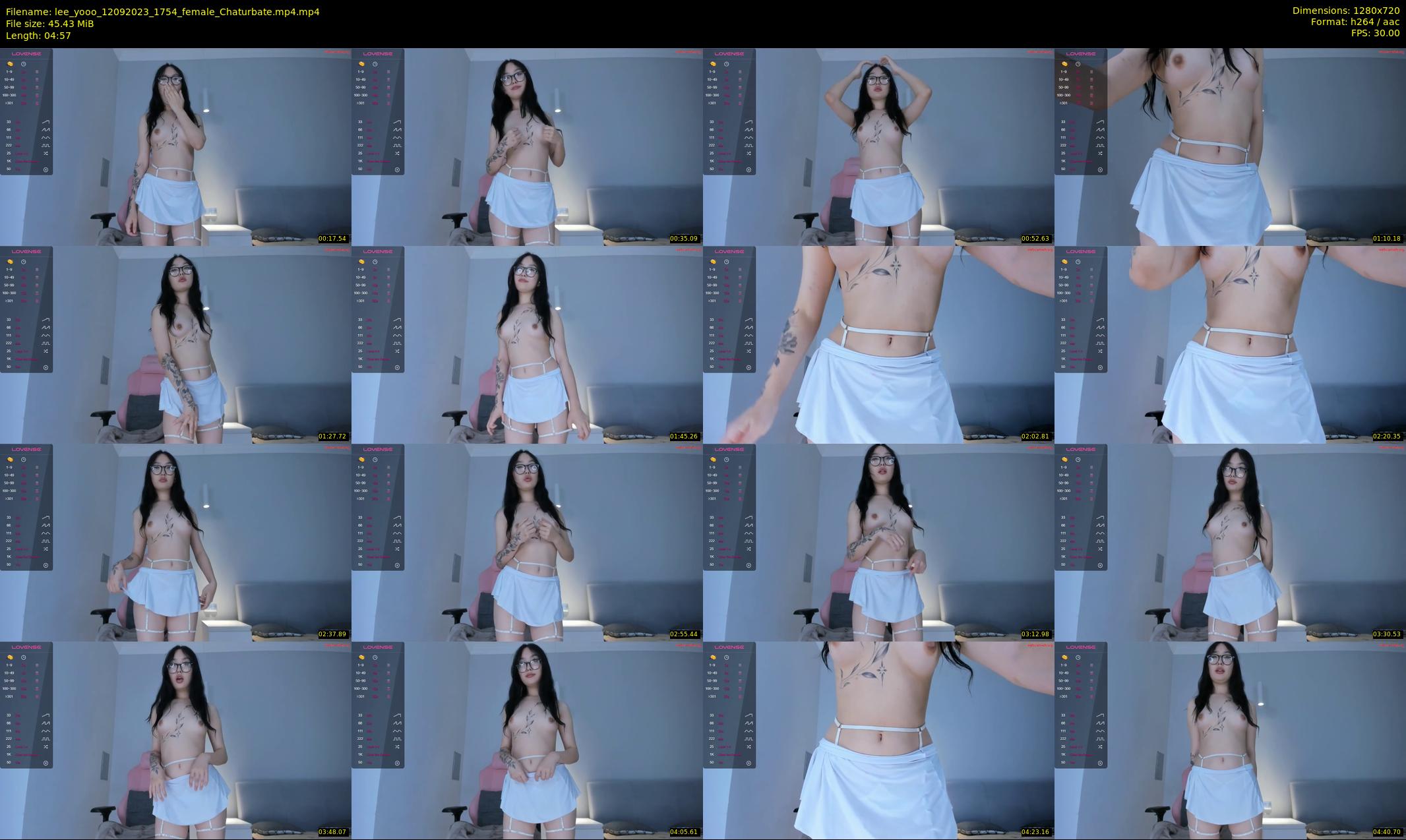 lee_yooo — 5 minute Chaturbate female cam show recording, 720p, Sep 12, 2023