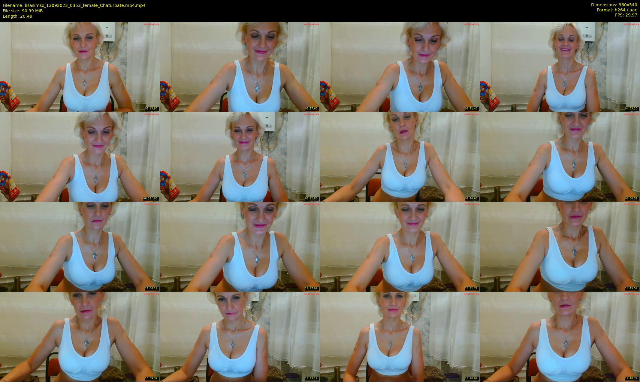 lisasimsx — 21 minute Chaturbate female cam show recording, 480p, Sep 13, 2023