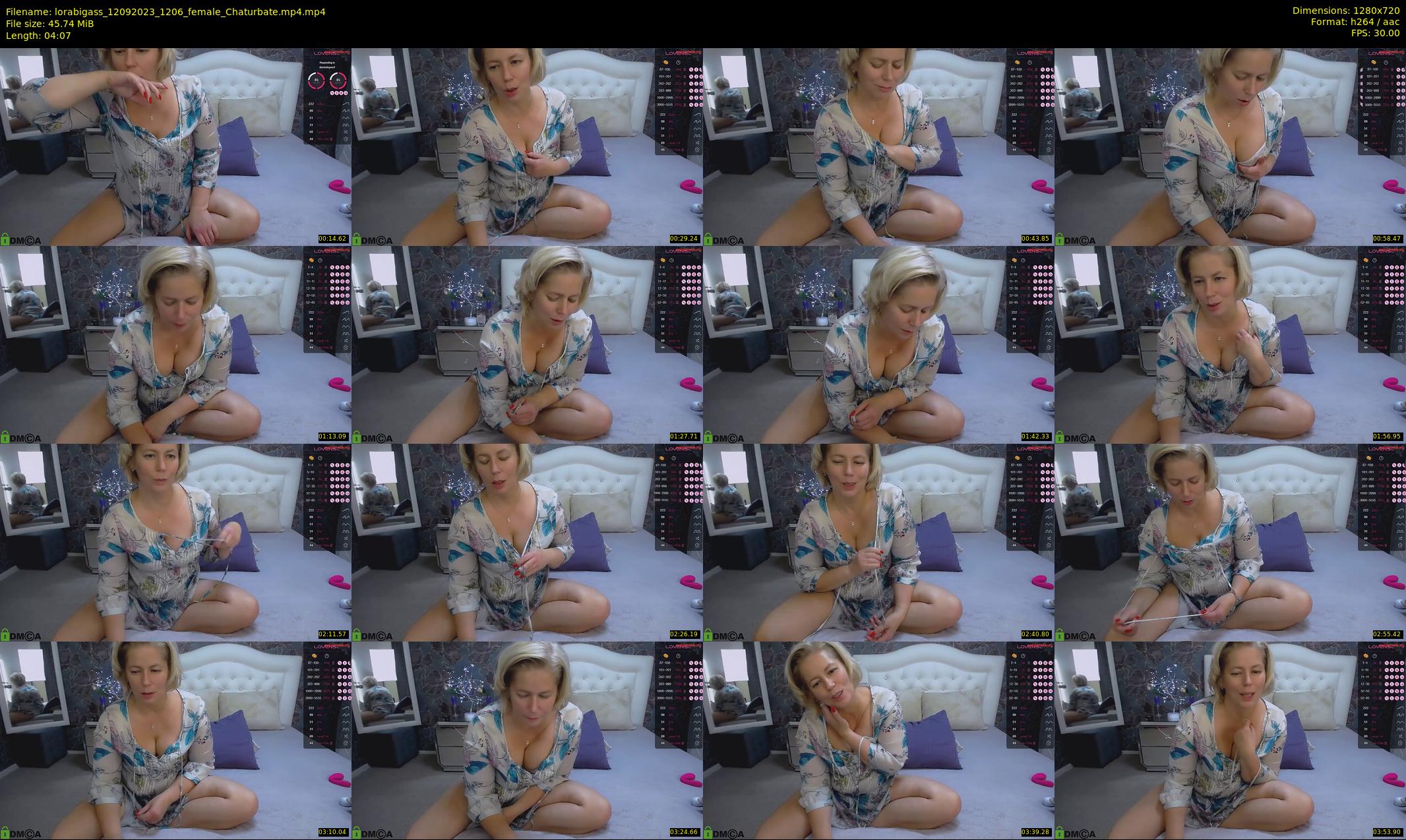 lorabigass — 5 minute Chaturbate female cam show recording, 720p, Sep 12, 2023