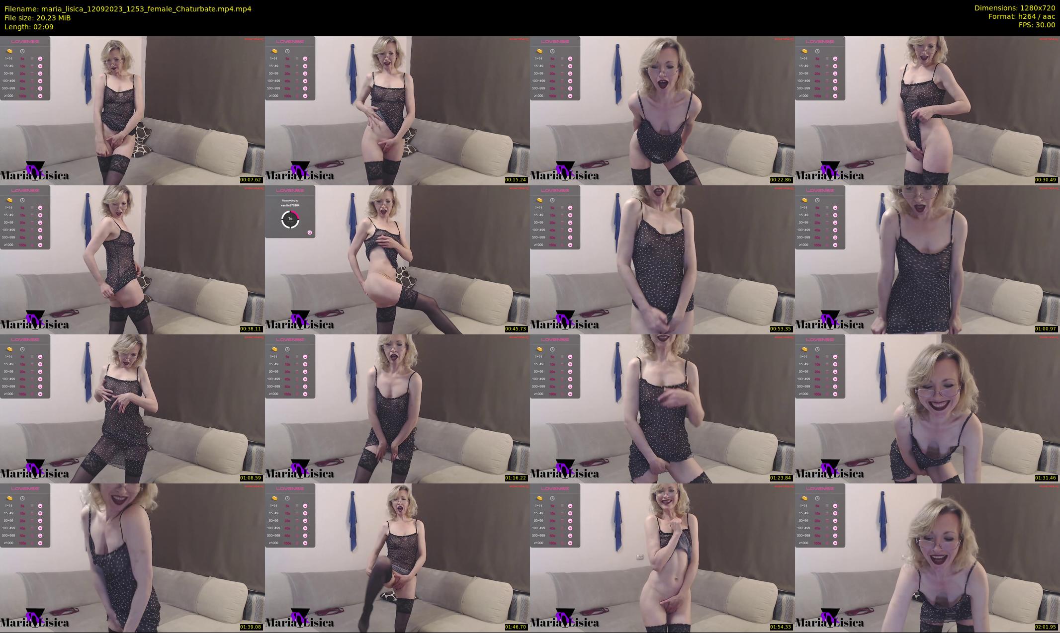 maria_lisica — 3 minute Chaturbate female cam show recording, 720p, Sep 12, 2023