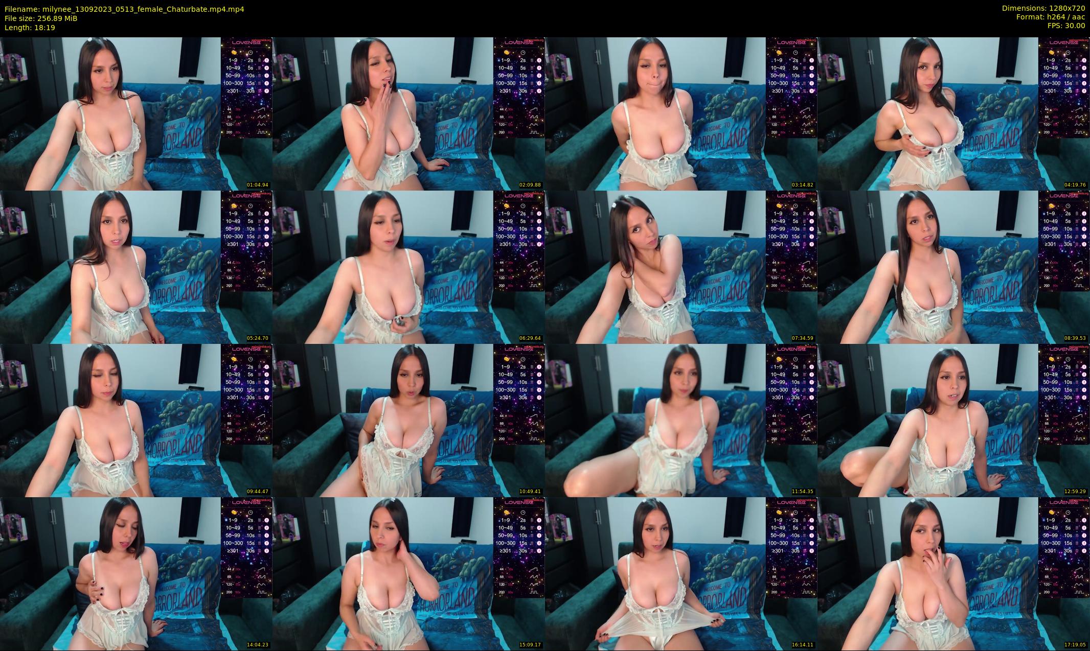 milynee — 19 minute Chaturbate female cam show recording, 720p, Sep 13, 2023