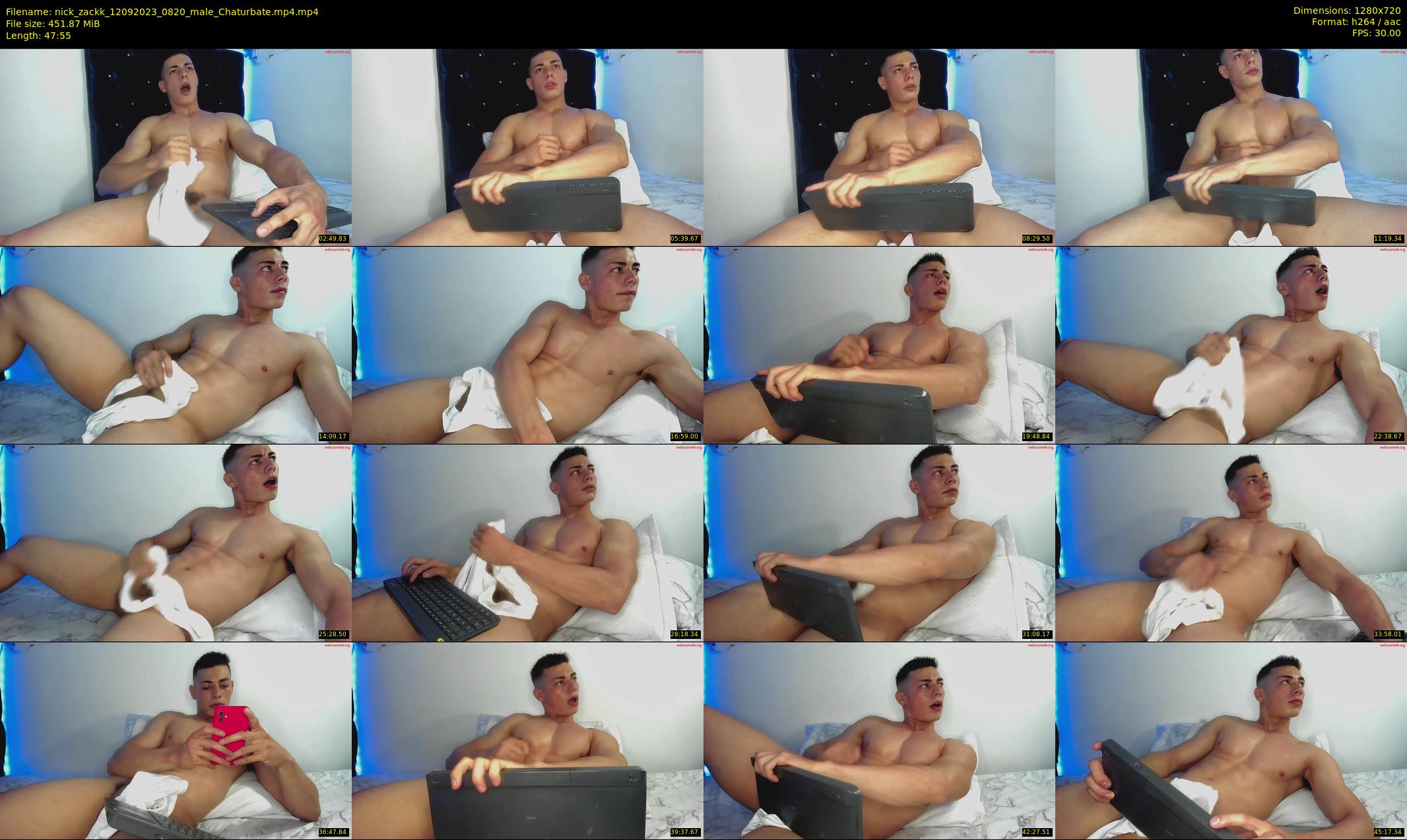 nick_zackk — 48 minute Chaturbate male cam show recording, 720p, Sep 12, 2023