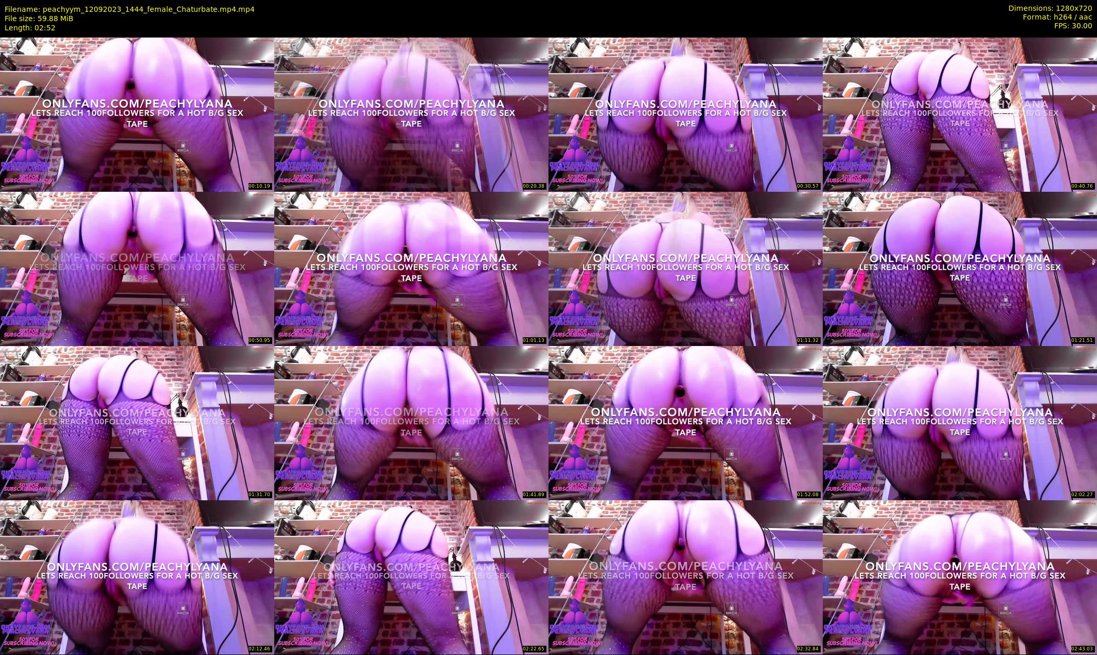 peachyym — 3 minute Chaturbate female cam show recording, 720p, Sep 12, 2023