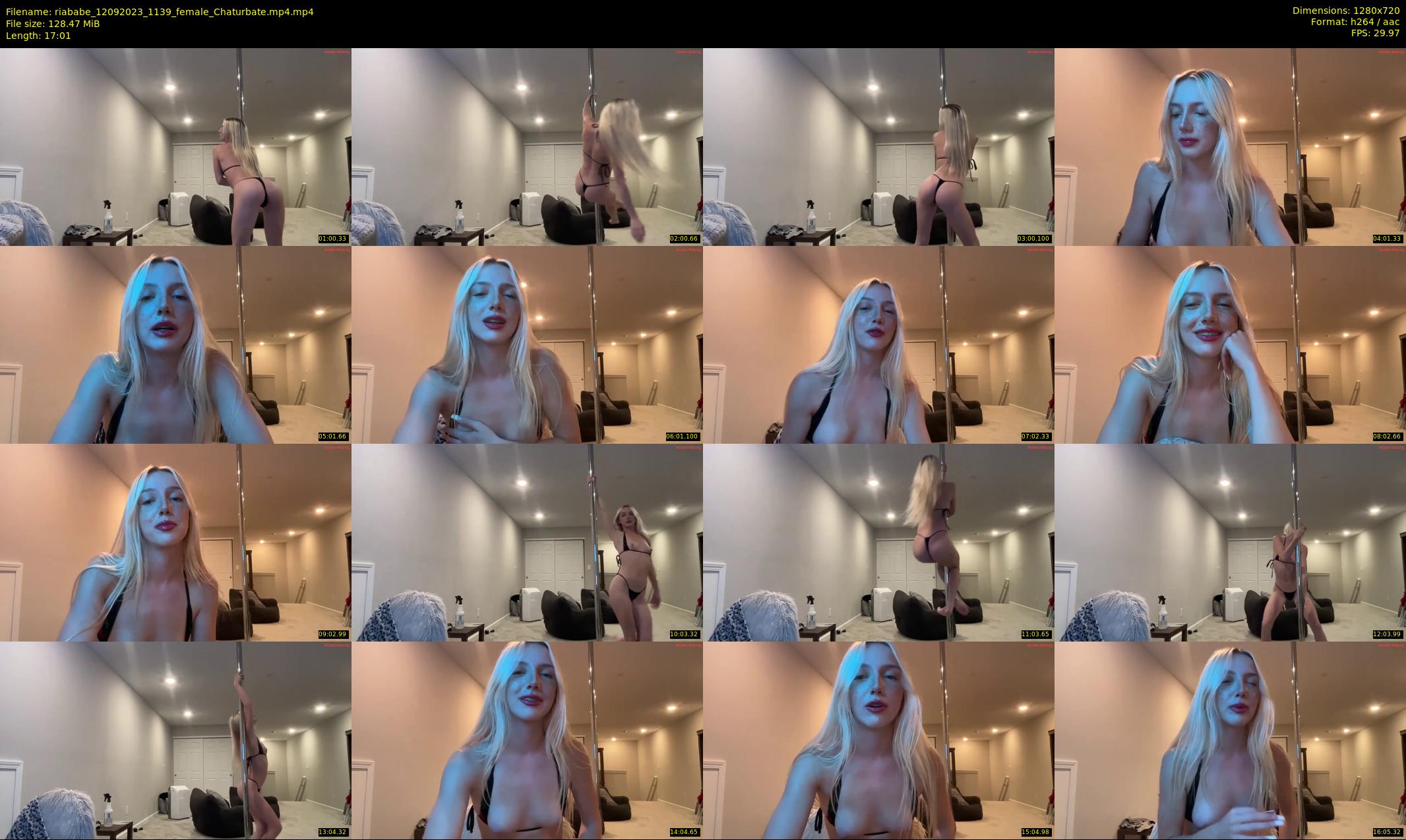riababe — 18 minute Chaturbate female cam show recording, 720p, Sep 12, 2023