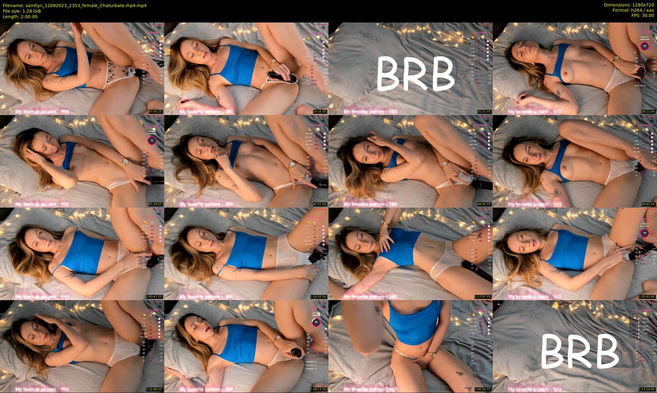 saintlyn — 120 minute Chaturbate female cam show recording, 720p, Sep 12, 2023