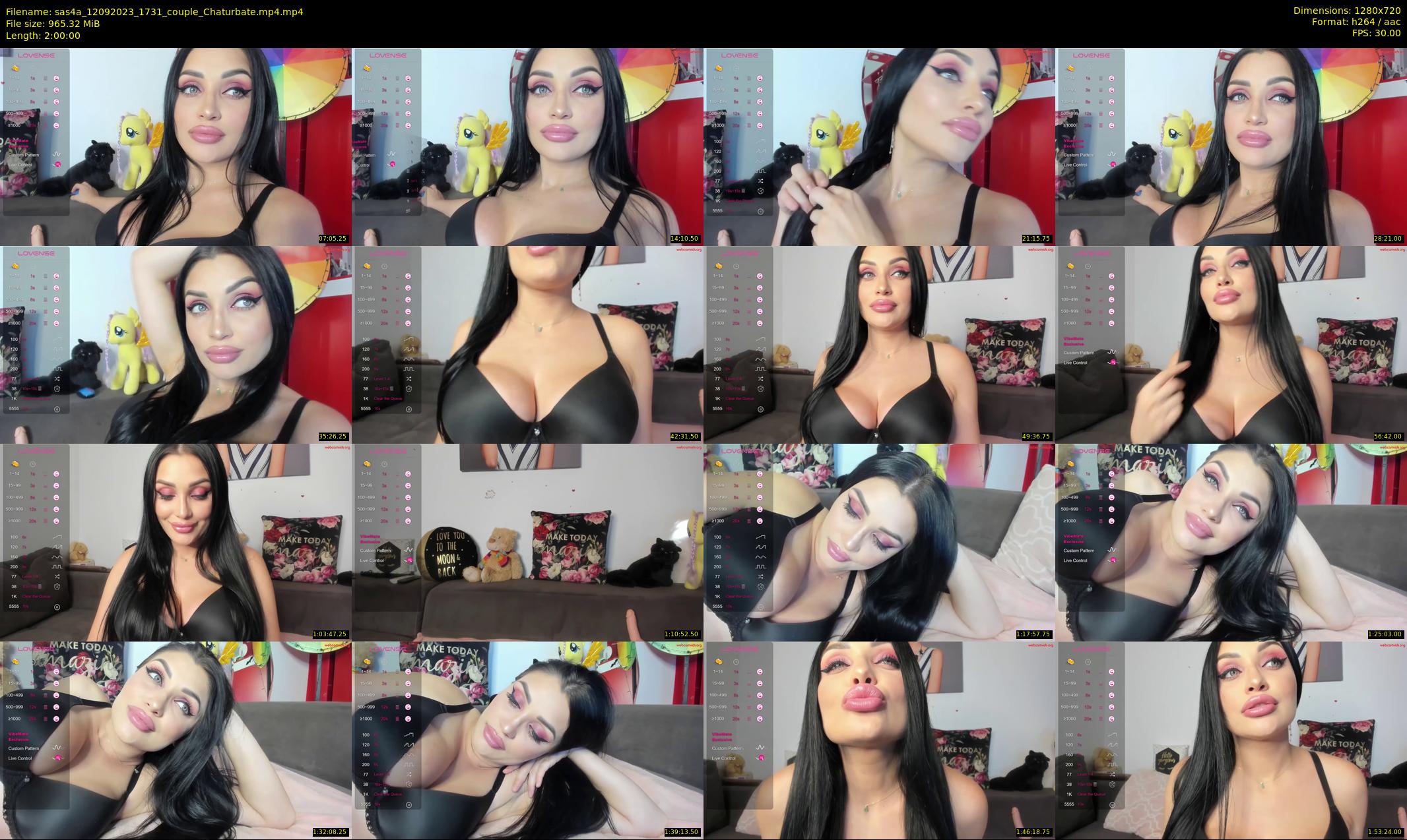 sas4a — 120 minute Chaturbate female cam show recording, 720p, Sep 12, 2023