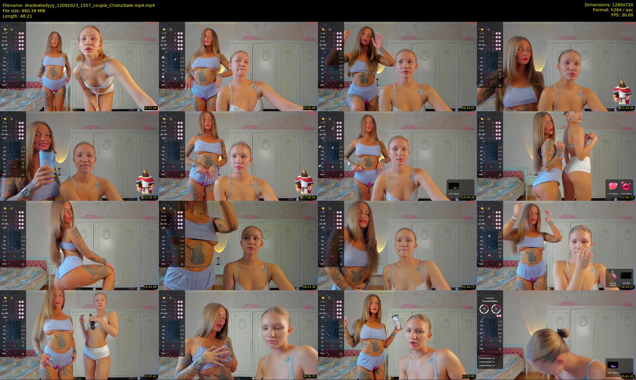 shadowladyyy — 49 minute Chaturbate couple cam show recording, 720p, Sep 12, 2023