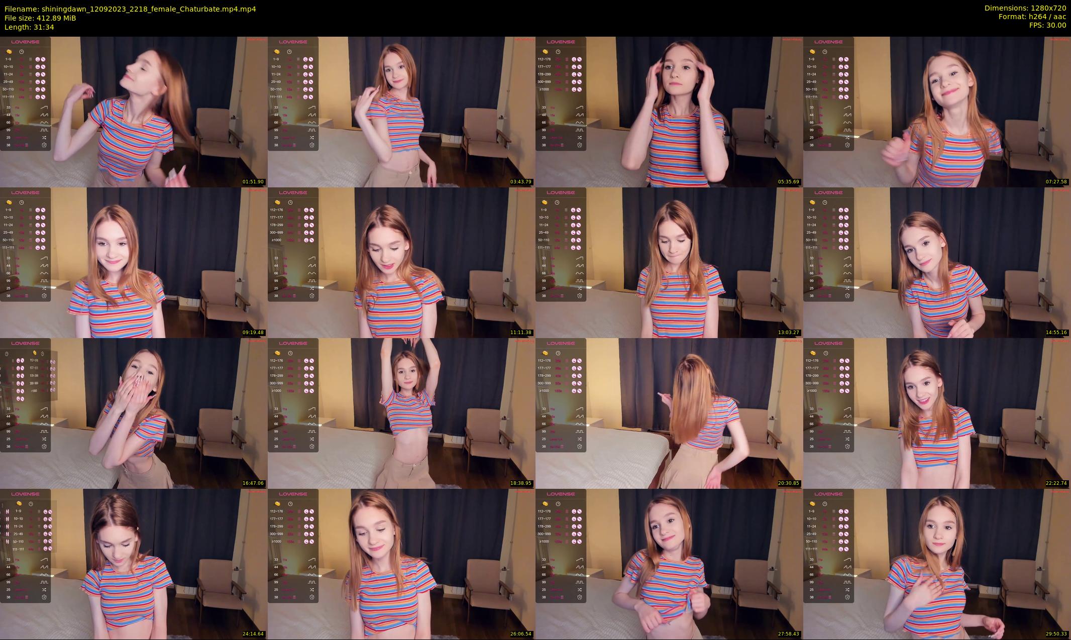 shiningdawn — 32 minute Chaturbate female cam show recording, 720p, Sep 12, 2023