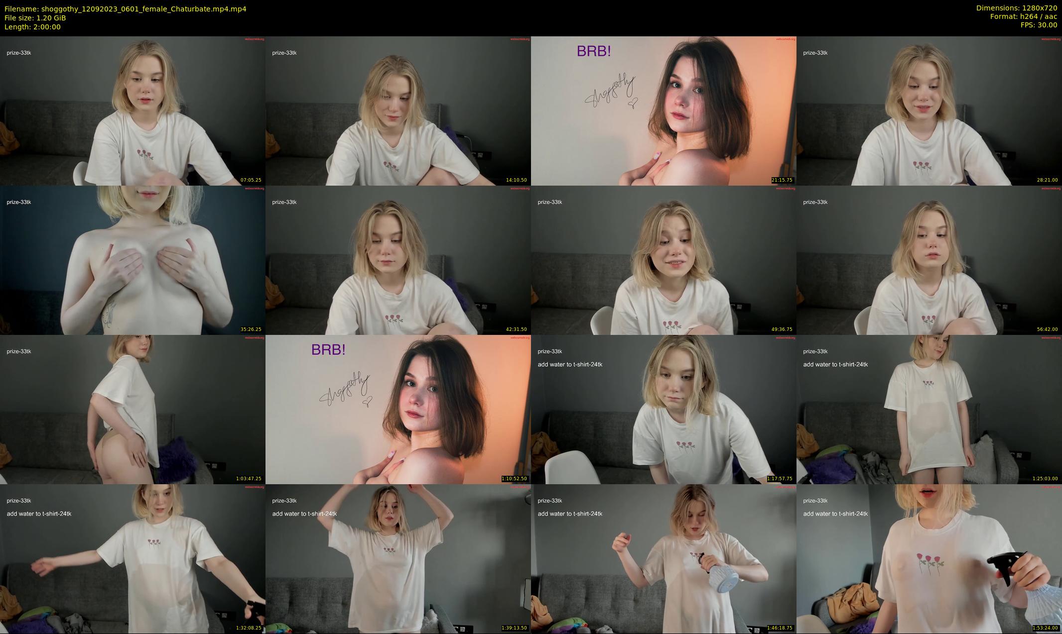 shoggothy — 120 minute Chaturbate female cam show recording, 720p, Sep 12, 2023