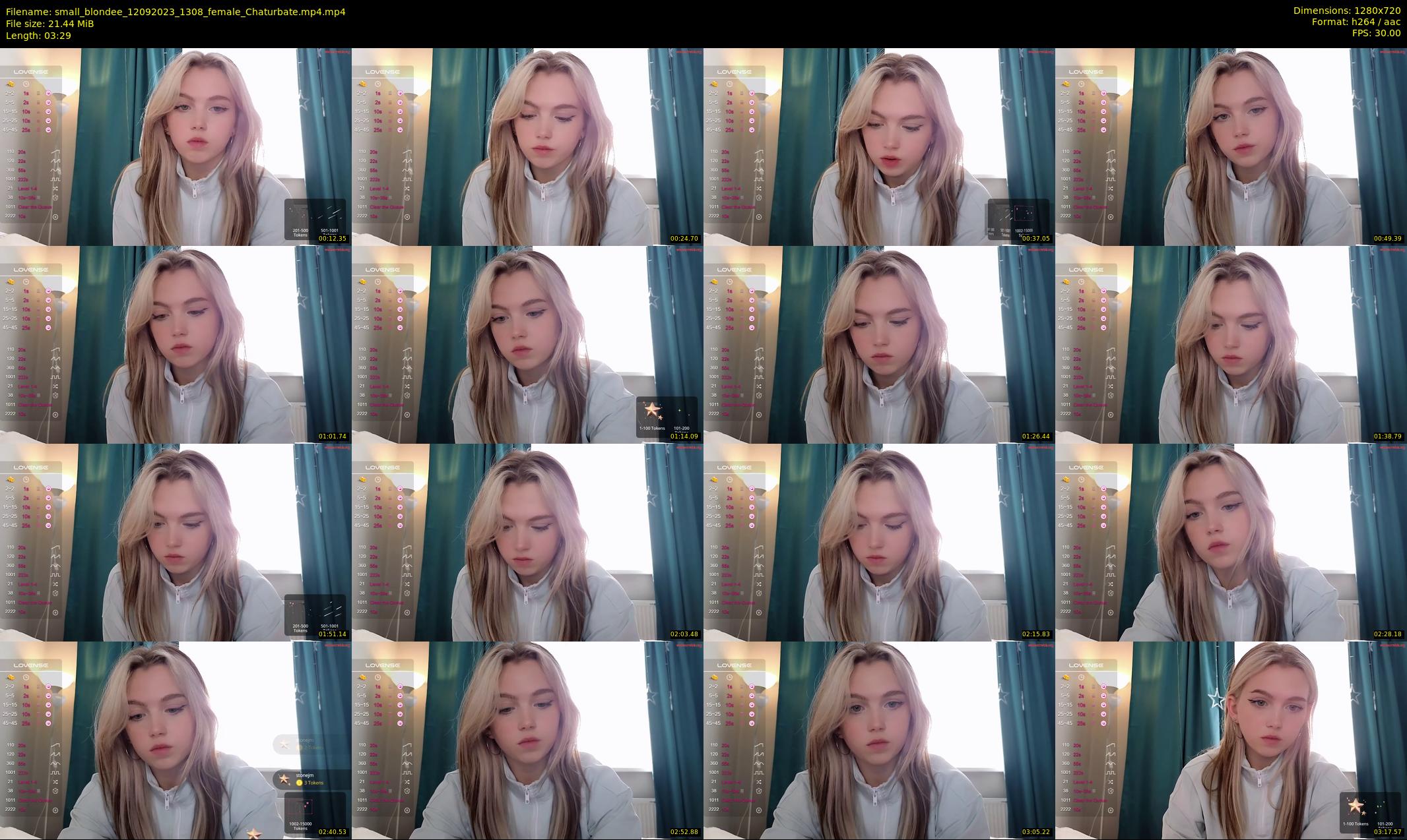 small_blondee — 4 minute Chaturbate female cam show recording, 720p, Sep 12, 2023