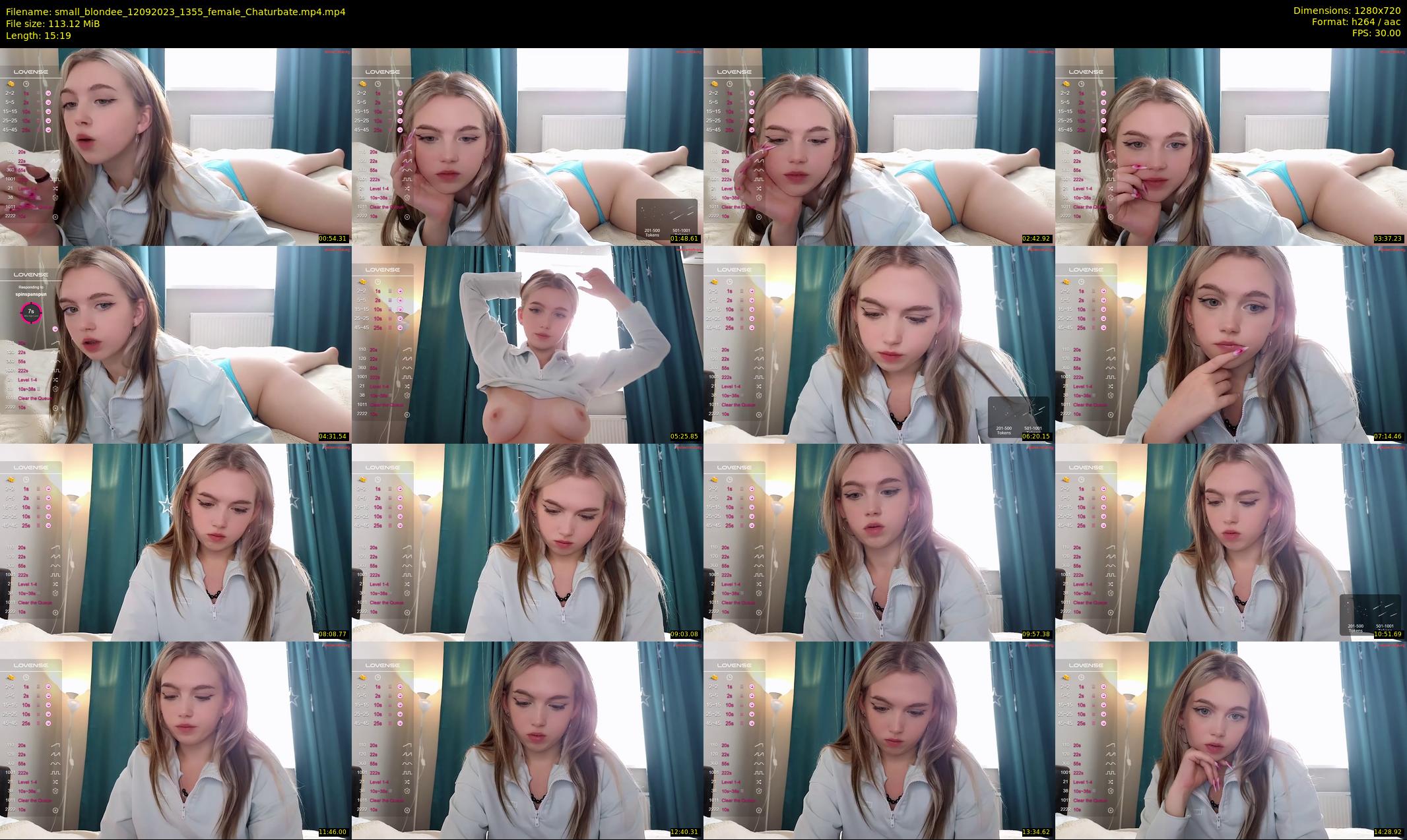 small_blondee — 16 minute Chaturbate female cam show recording, 720p, Sep 12, 2023