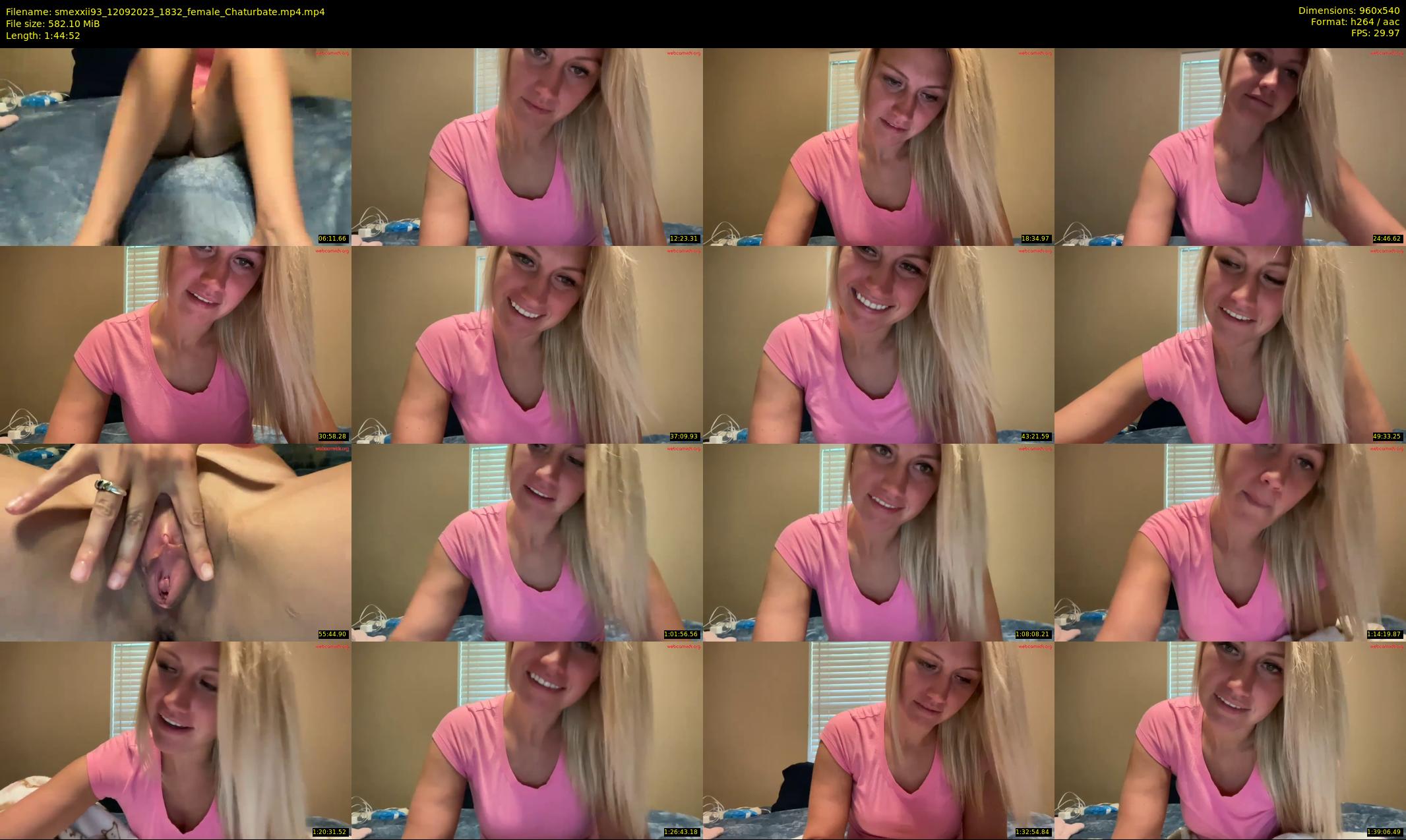 smexxii93 — 105 minute Chaturbate female cam show recording, 480p, Sep 12, 2023