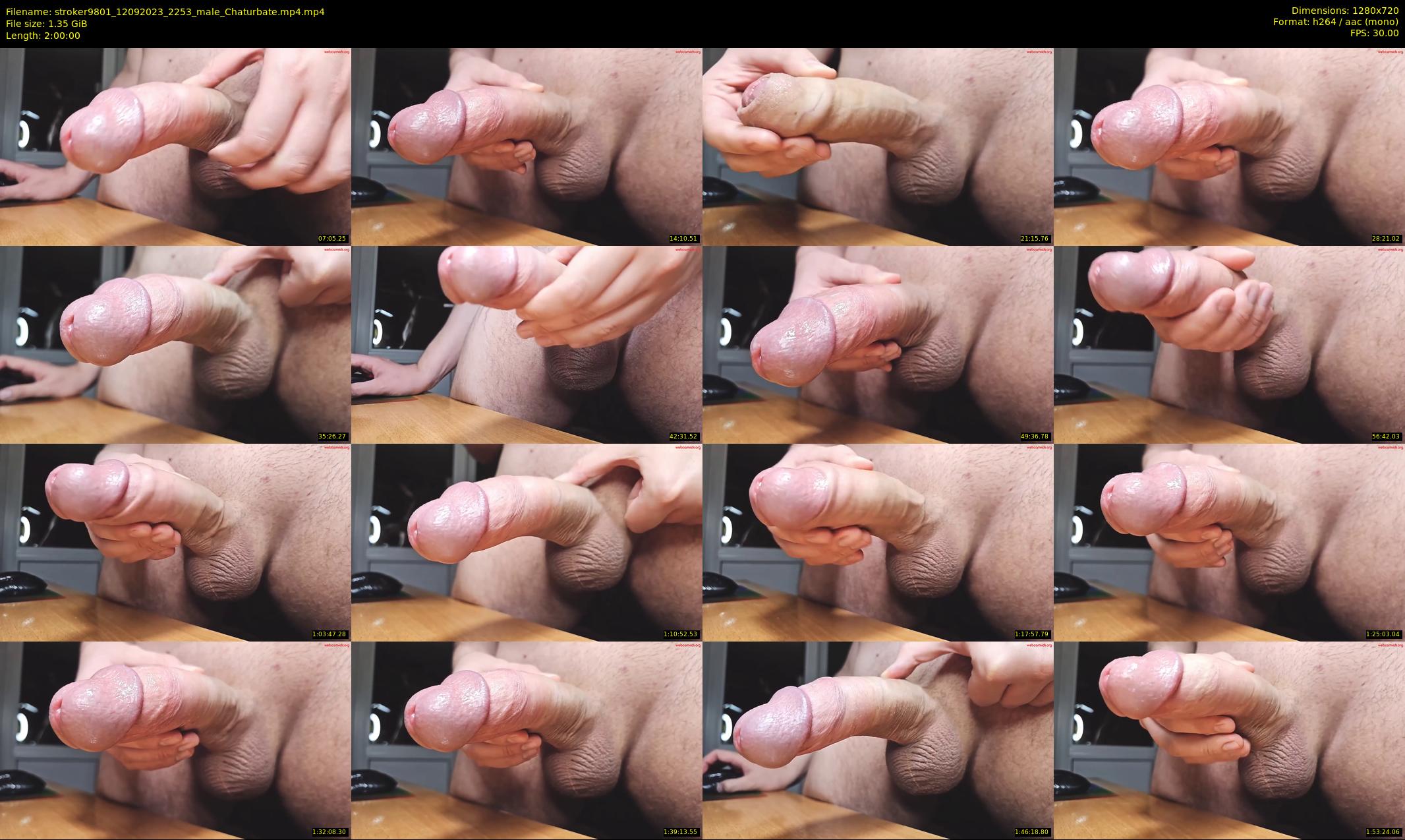 stroker9801 — 120 minute Chaturbate male cam show recording, 720p, Sep 12, 2023