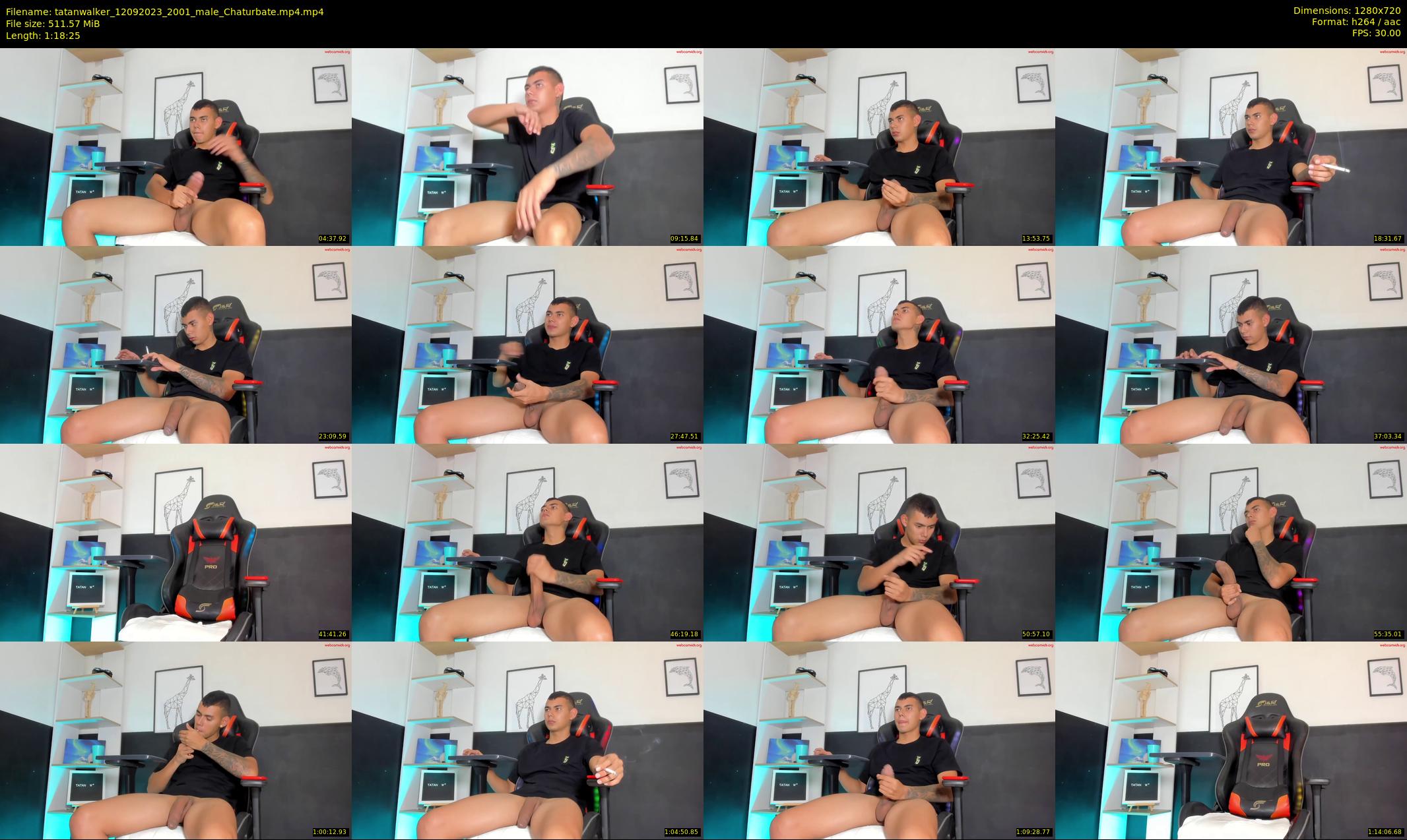 tatanwalker — 79 minute Chaturbate male cam show recording, 720p, Sep 12, 2023