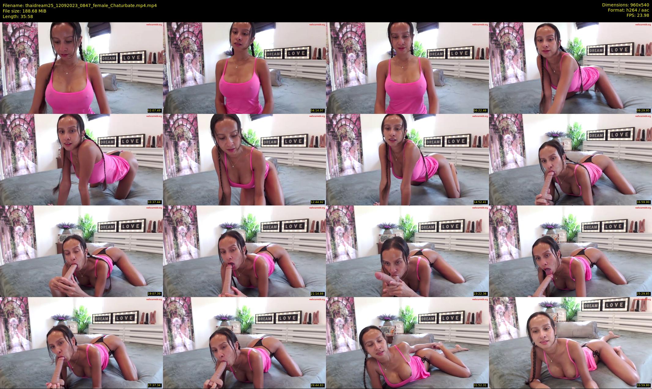 thaidream25 — 36 minute Chaturbate female cam show recording, 480p, Sep 12, 2023