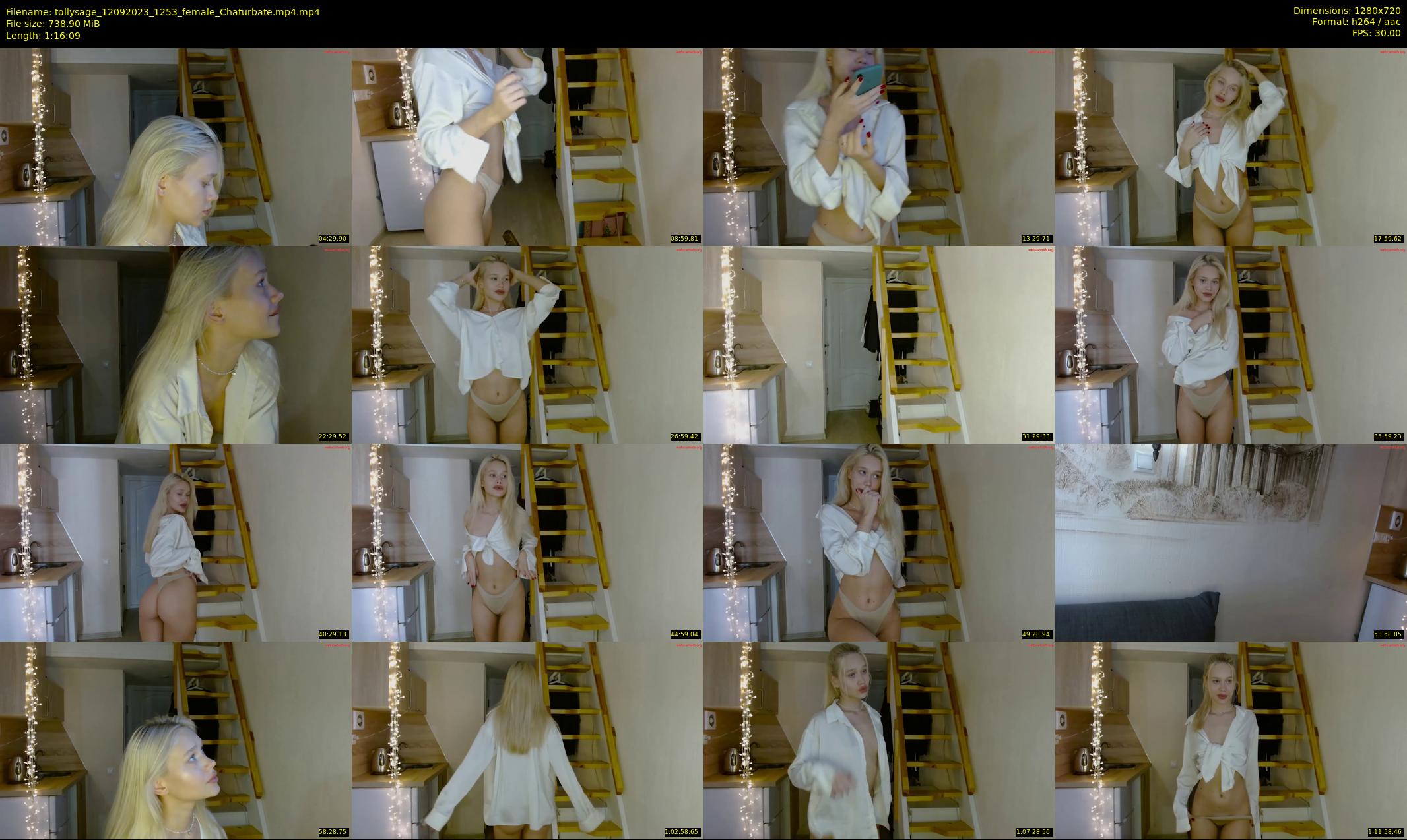 tollysage — 77 minute Chaturbate female cam show recording, 720p, Sep 12, 2023