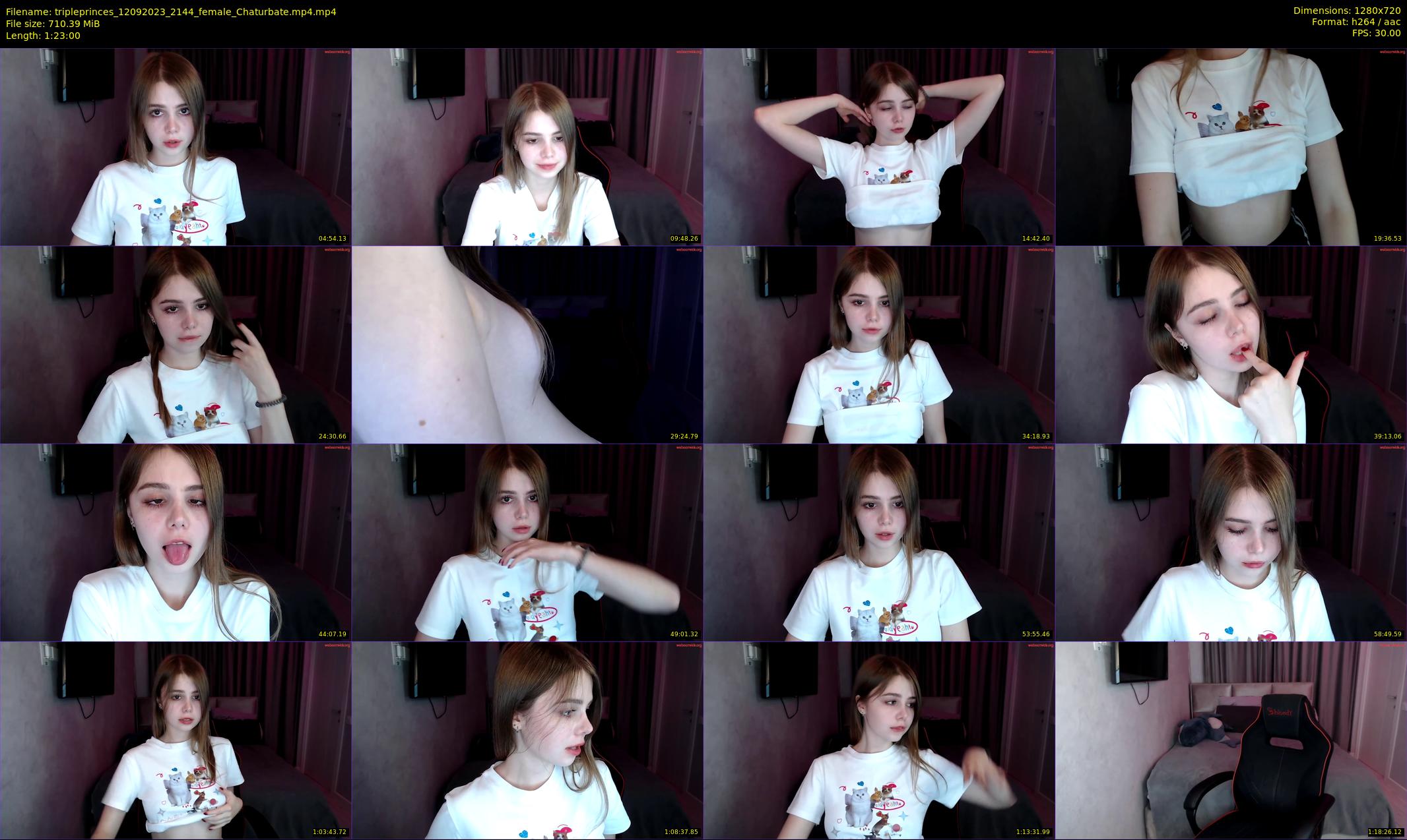 tripleprinces — 83 minute Chaturbate female cam show recording, 720p, Sep 12, 2023