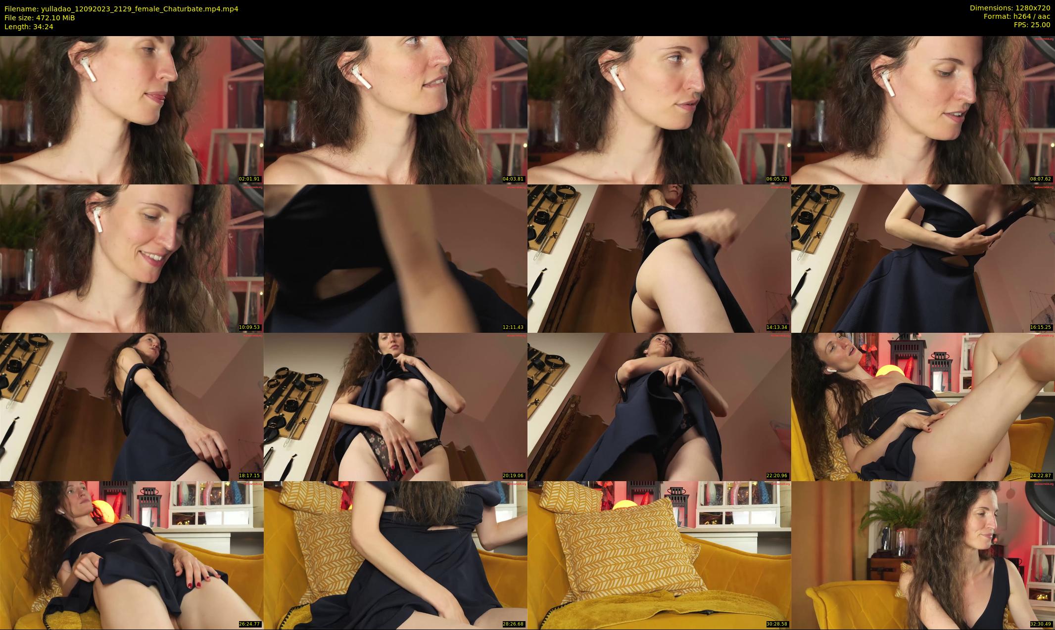yulladao — 35 minute Chaturbate female cam show recording, 720p, Sep 12, 2023