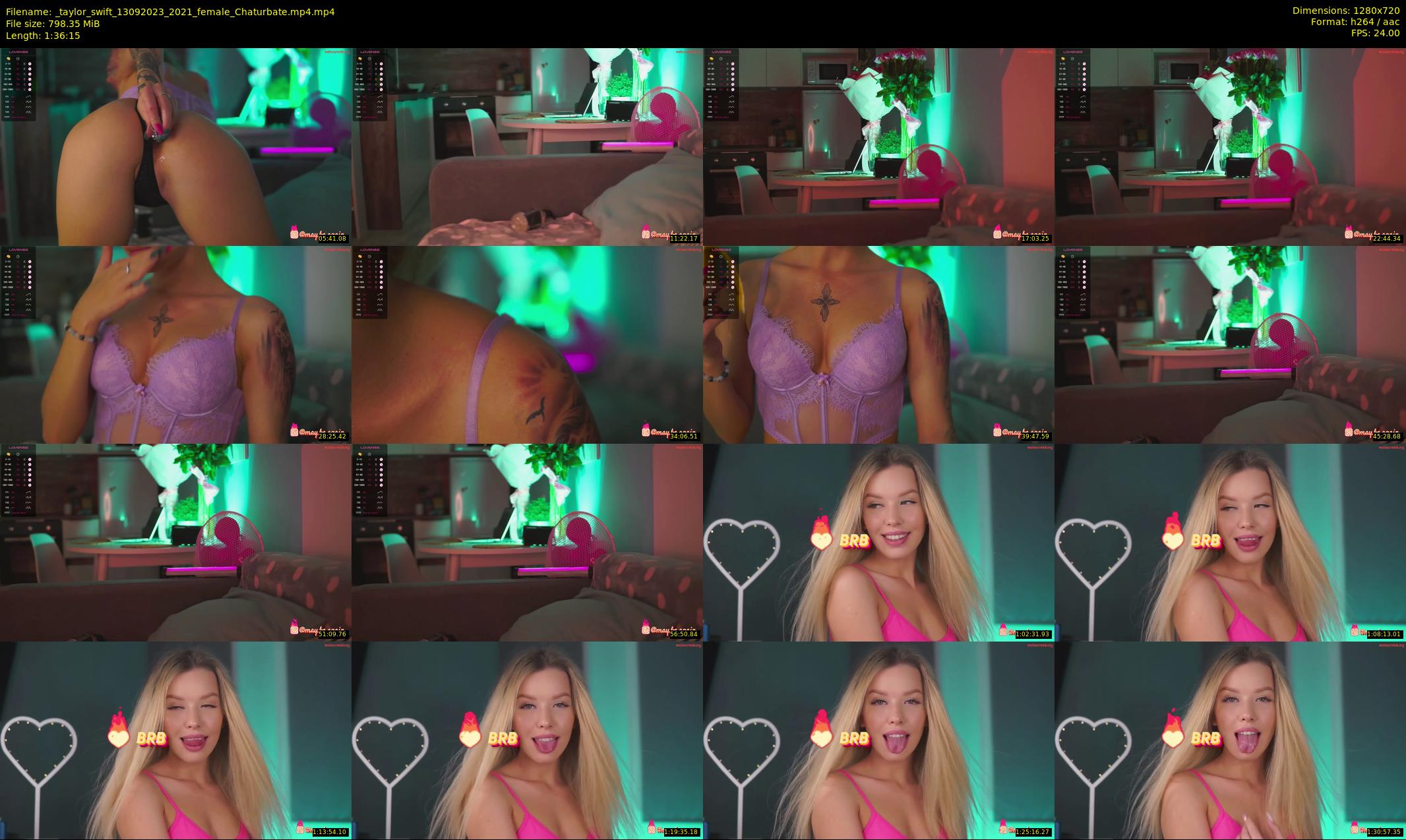 _taylor_swift — 97 minute Chaturbate female cam show recording, 720p, Sep 13, 2023