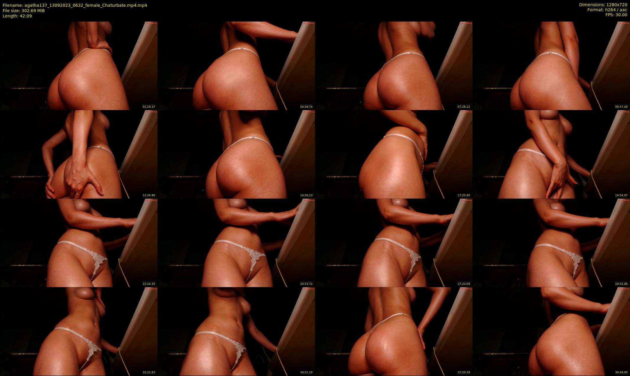 agatha137 — 43 minute Chaturbate female cam show recording, 720p, Sep 13, 2023
