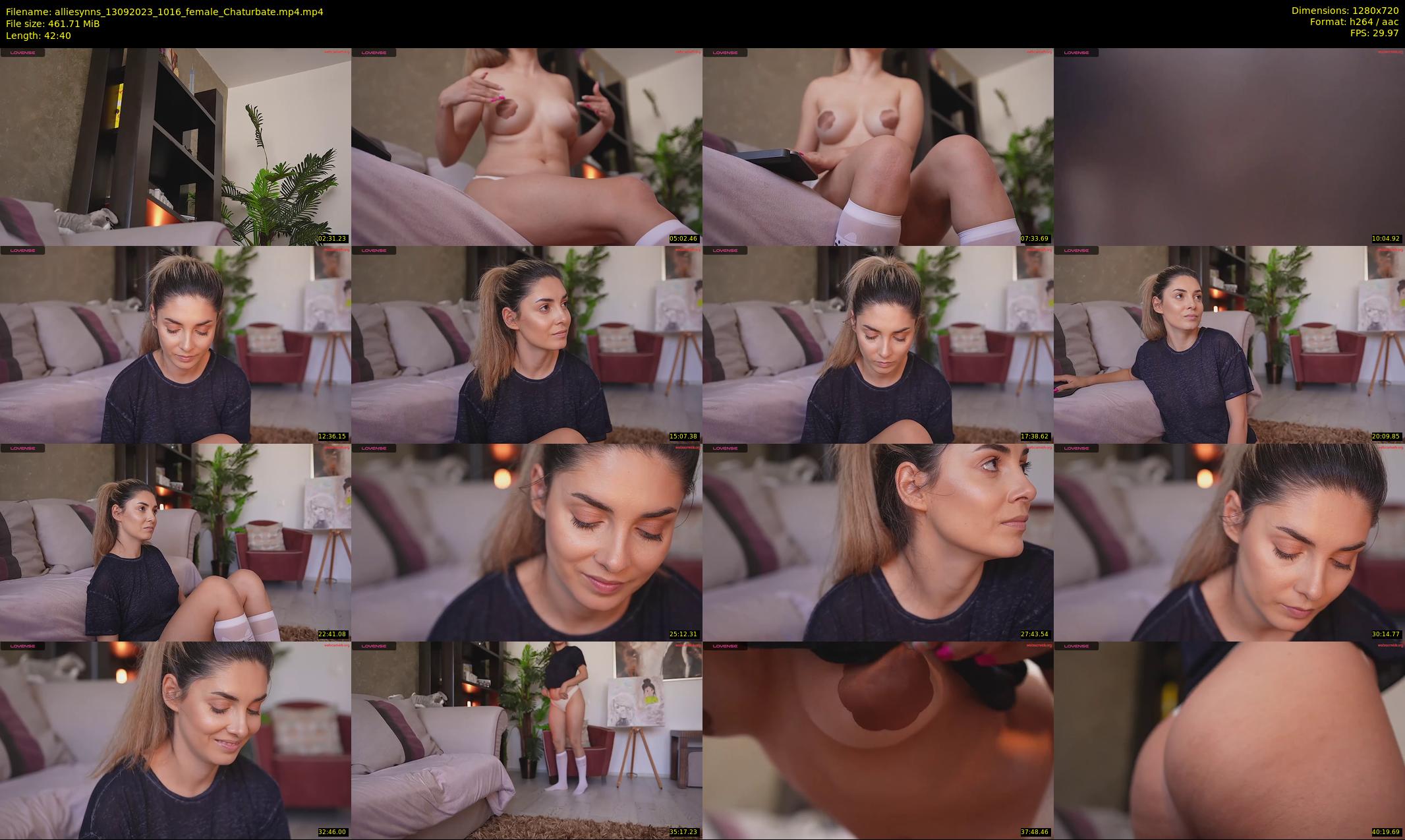 alliesynns — 43 minute Chaturbate female cam show recording, 720p, Sep 13, 2023