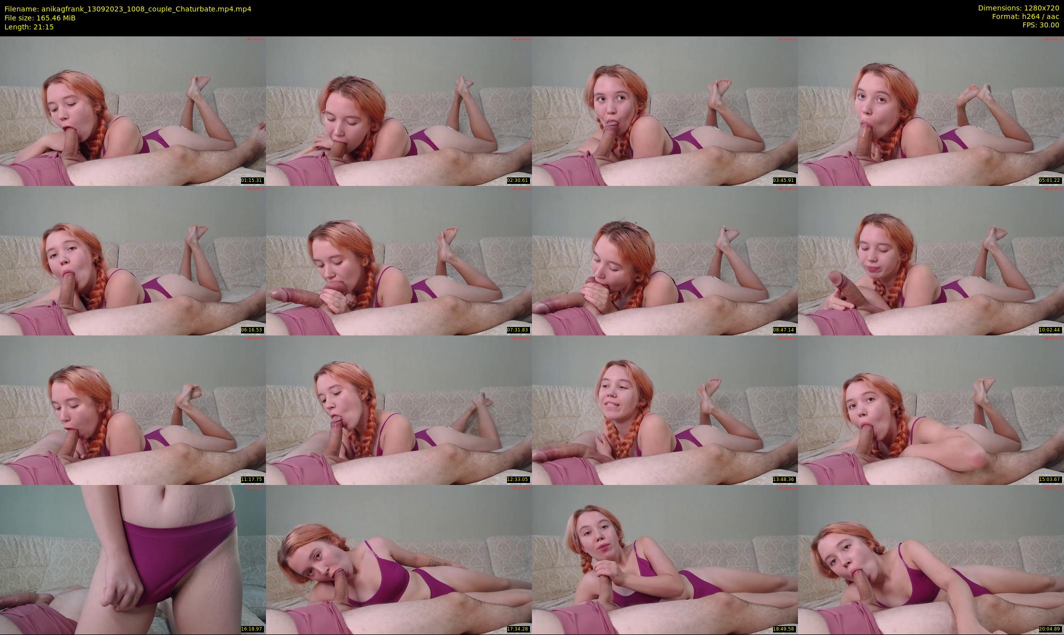 anikagfrank — 22 minute Chaturbate couple cam show recording, 720p, Sep 13, 2023