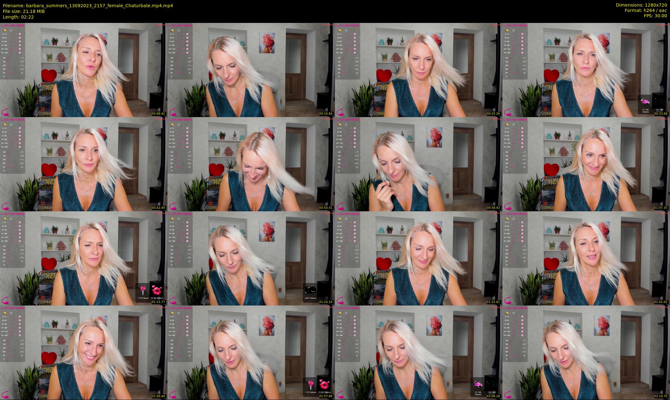 barbara_summers — 3 minute Chaturbate female cam show recording, 720p, Sep 13, 2023