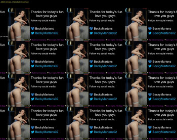 beckymartens — 14 minute Chaturbate female cam show recording, 720p, Sep 13, 2023