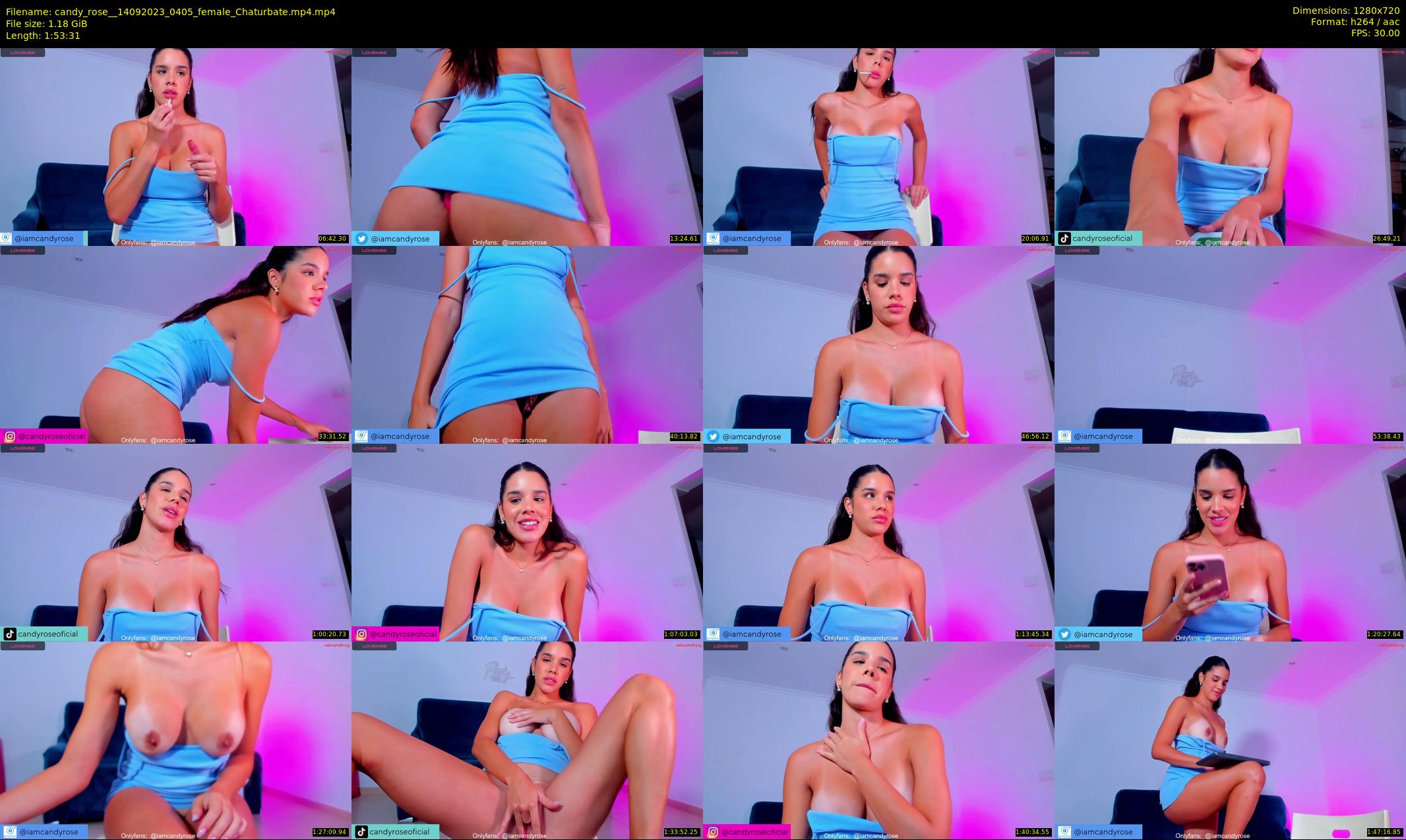candy_rose_ — 114 minute Chaturbate female cam show recording, 720p, Sep 14, 2023
