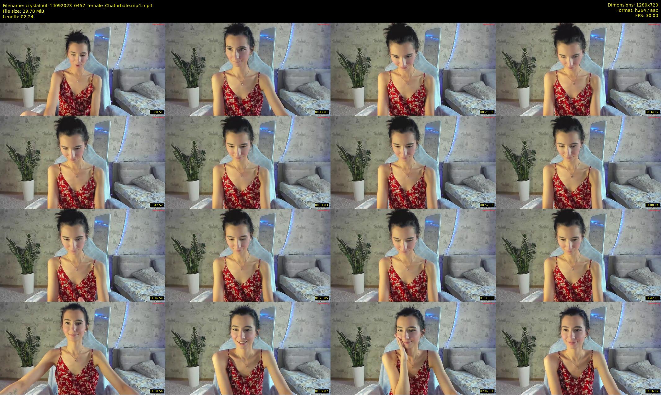 crystalnut — 3 minute Chaturbate female cam show recording, 720p, Sep 14, 2023